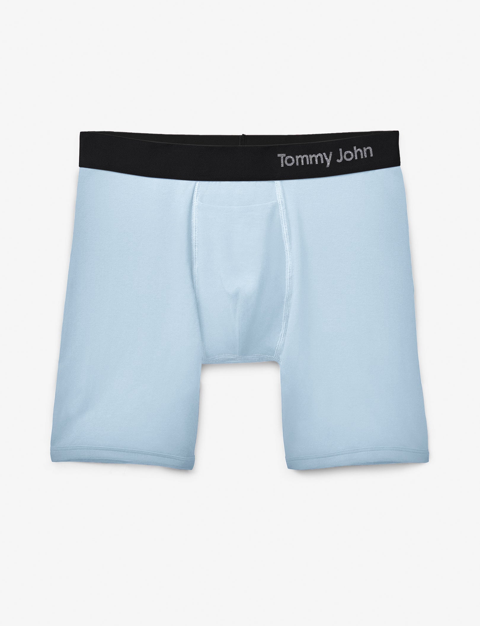Cool Cotton Mid-Length Boxer Brief 6"::Ice Blue