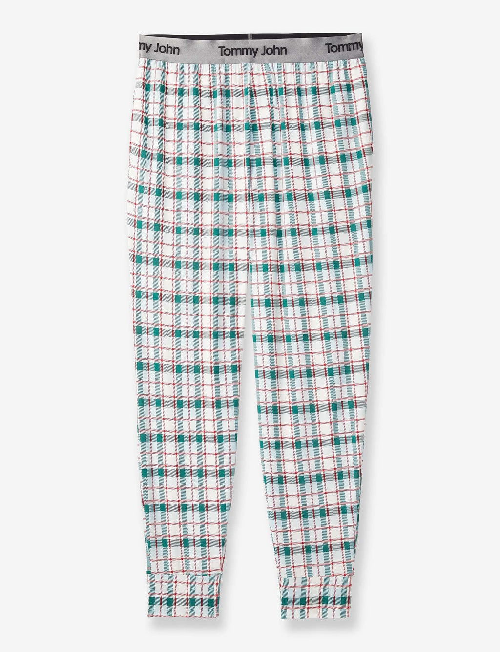 Second Skin Sleep Jogger::Coconut Milk Plaid