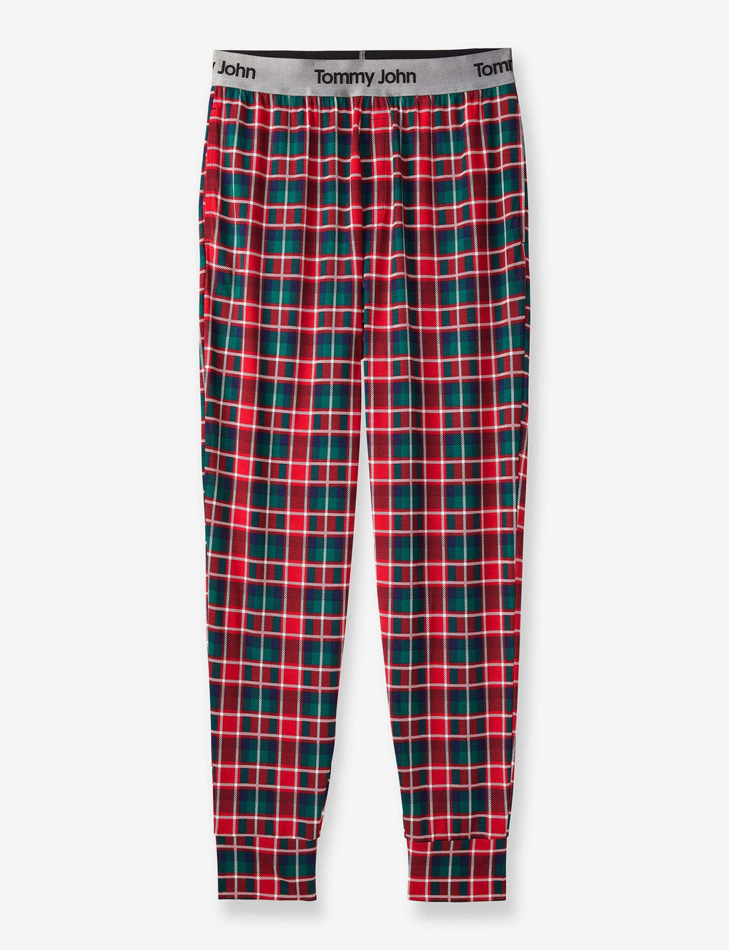 Second Skin Sleep Jogger::Haute Red Plaid