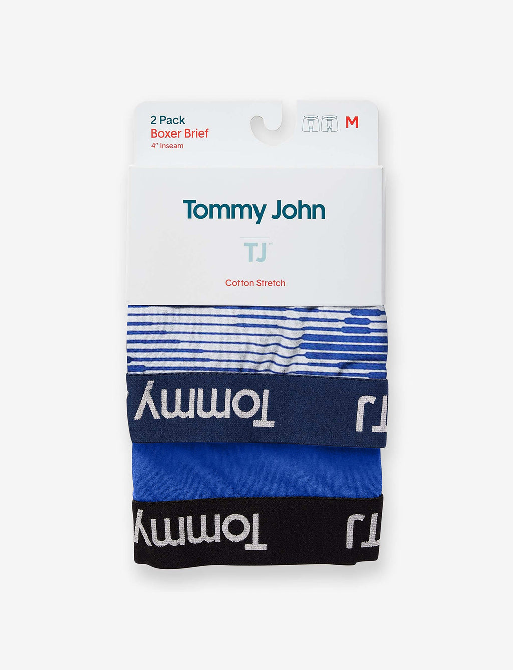 TJ Cotton Stretch Trunk 4” (2-Pack)::Linear Camo/Mazarine Blue