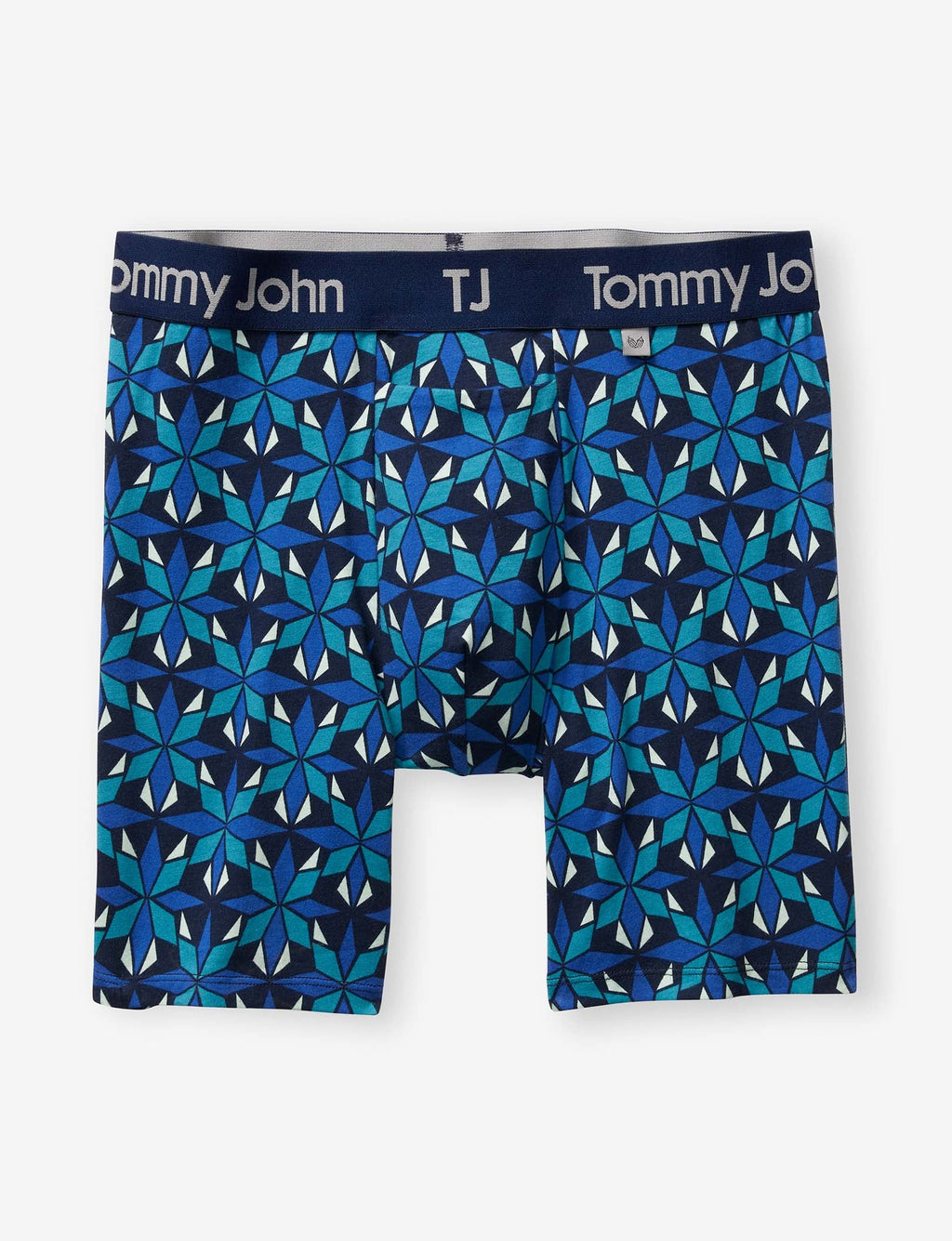 TJ Cotton Stretch Hammock Pouch™ Boxer Brief 6”::Dress Blues Intarsia