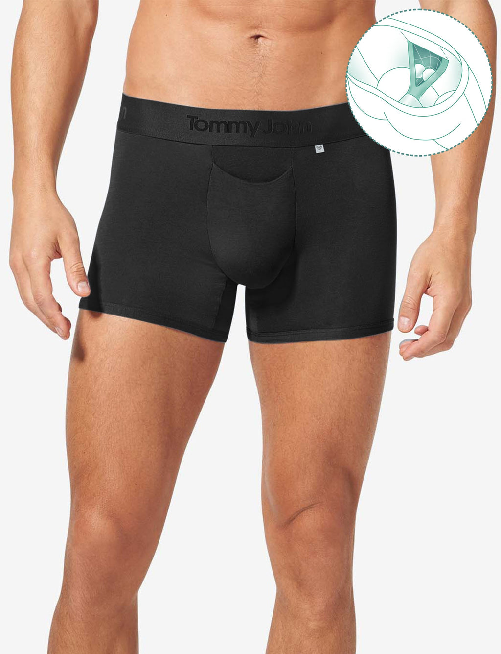 Second Skin Hammock Pouch™ Trunk 4"::Black