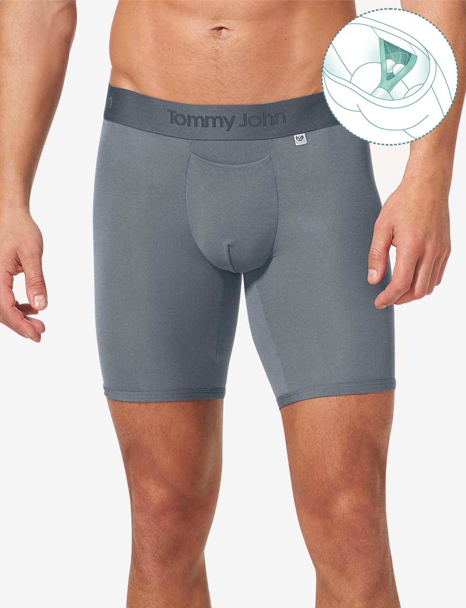 Second Skin Hammock Pouch™ Boxer Brief 8"::Turbulence