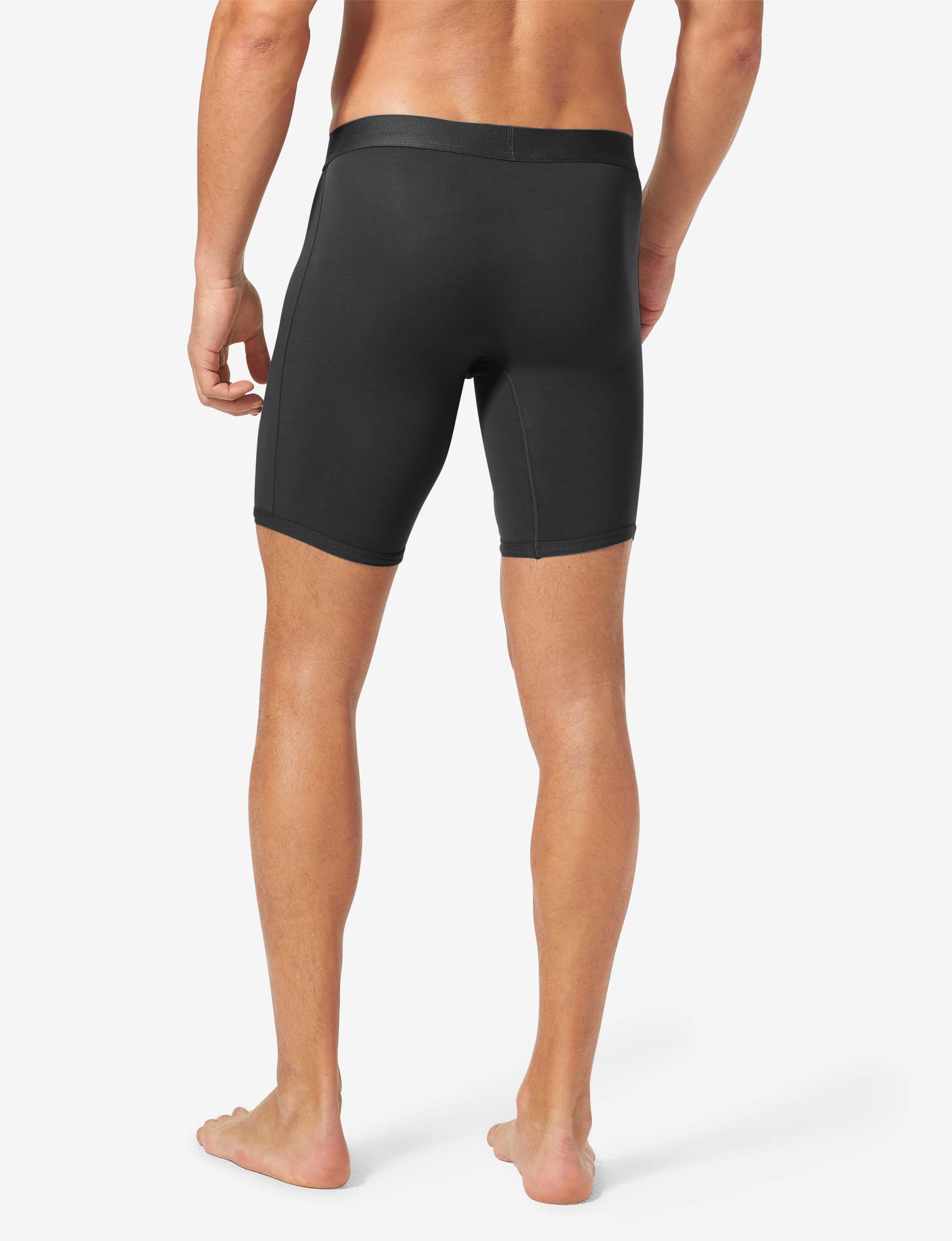 Cool Cotton Hammock Pouch™ Boxer Brief 8"::Black