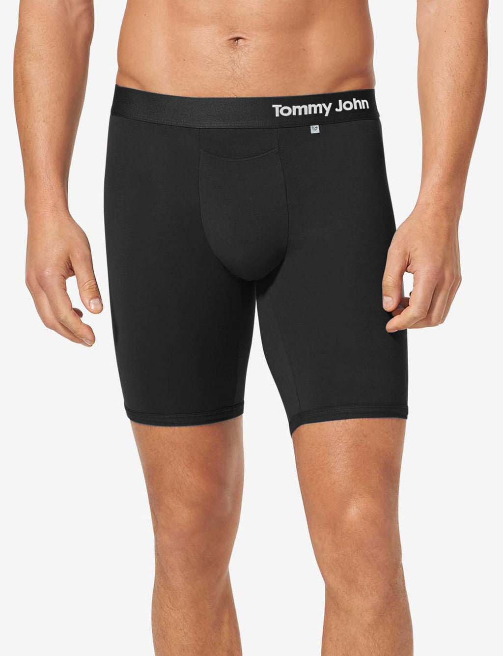 Cool Cotton Hammock Pouch™ Boxer Brief 8"::Black