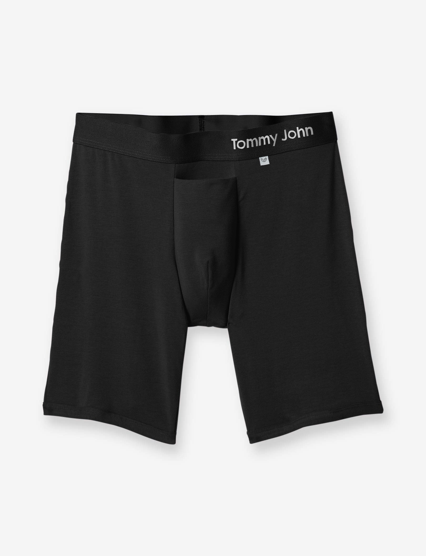 Cool Cotton Hammock Pouch™ Boxer Brief 8"::Black