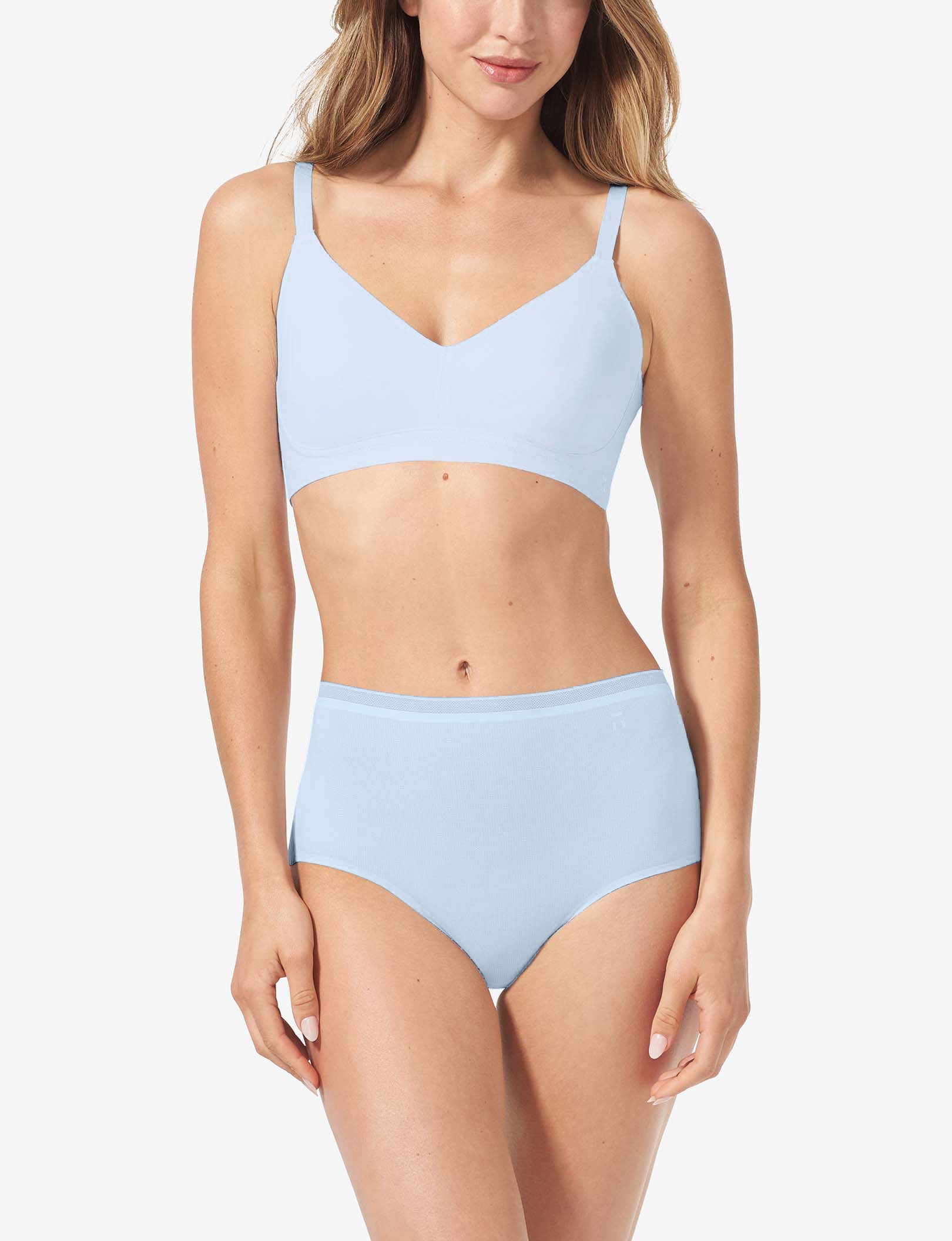 Comfort Smoothing Triangle Bralette::Plein Air