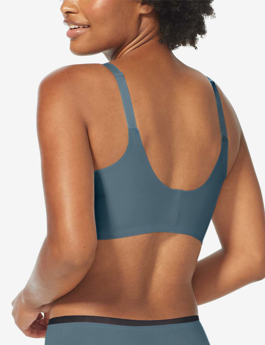 Comfort Smoothing Triangle Bralette::Orion Blue
