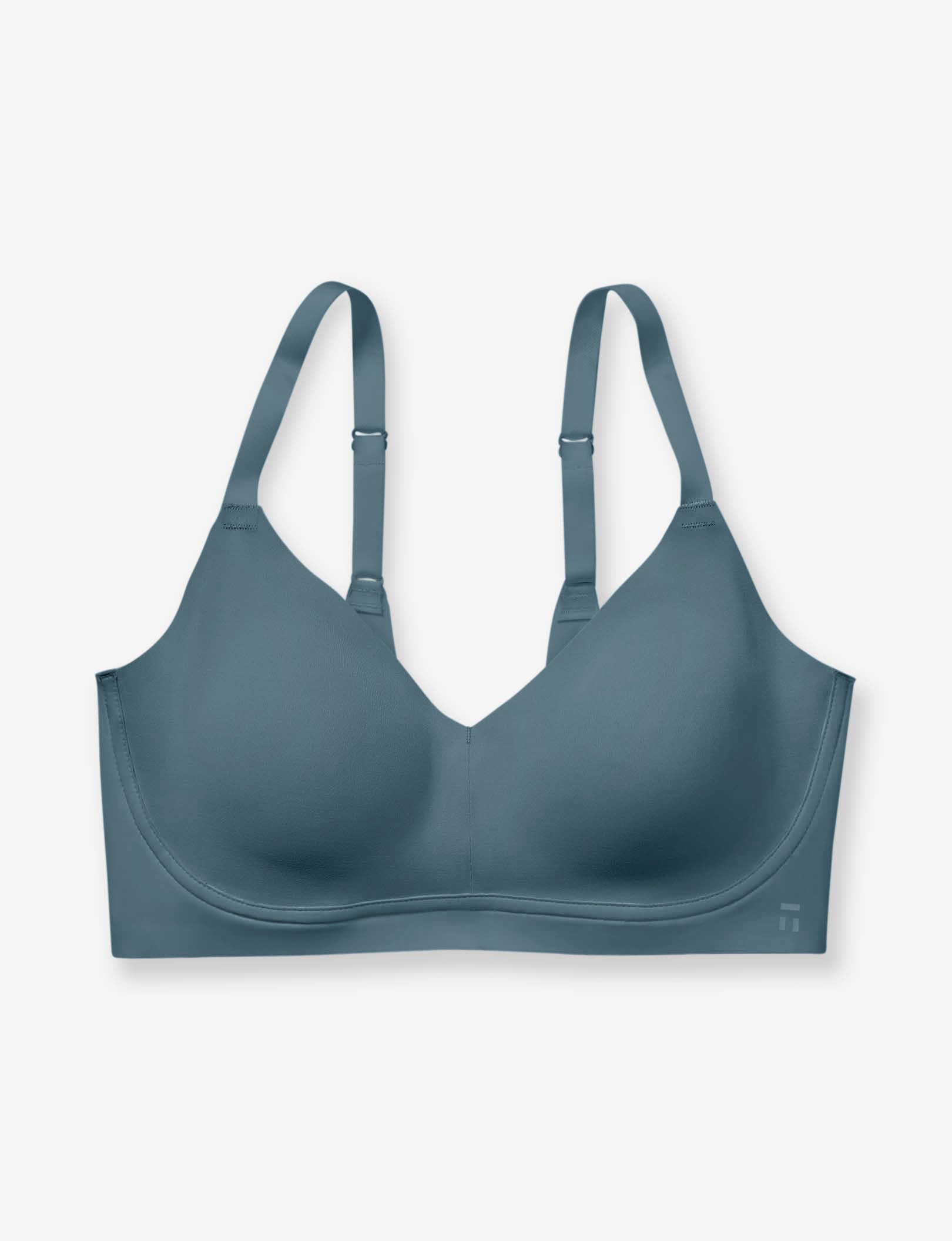 Comfort Smoothing Triangle Bralette::Orion Blue