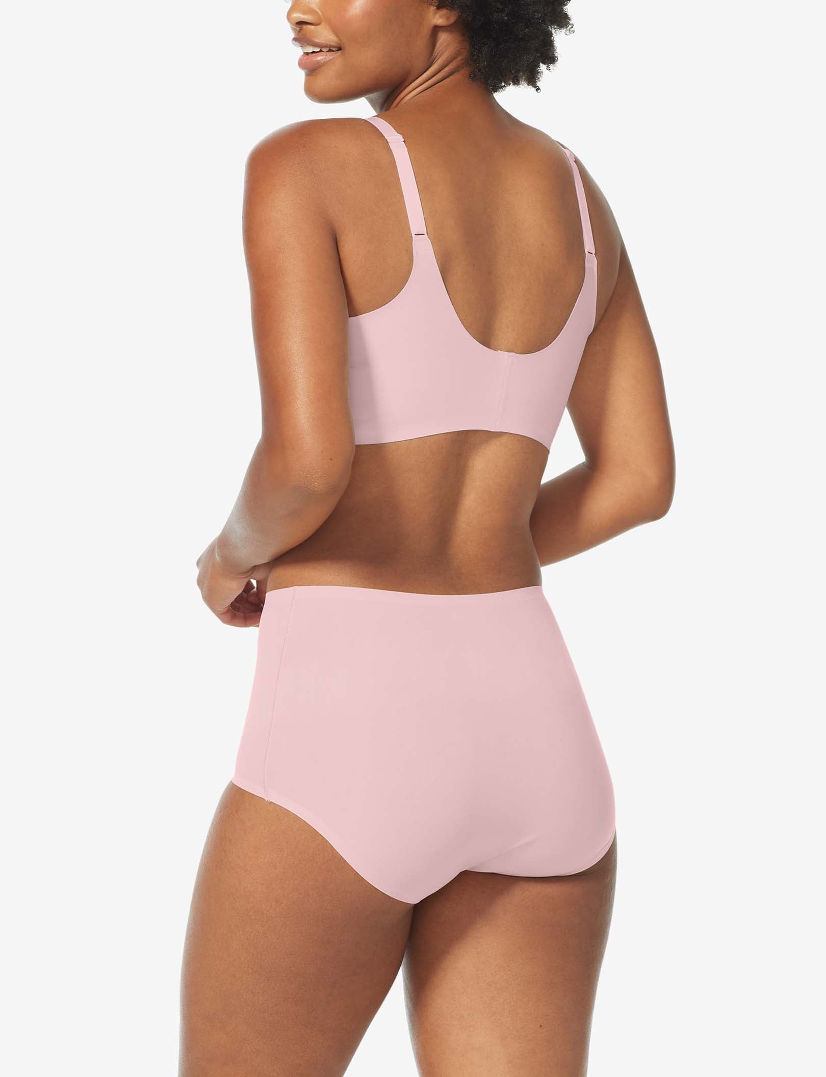 Comfort Smoothing Triangle Bralette::Peachskin