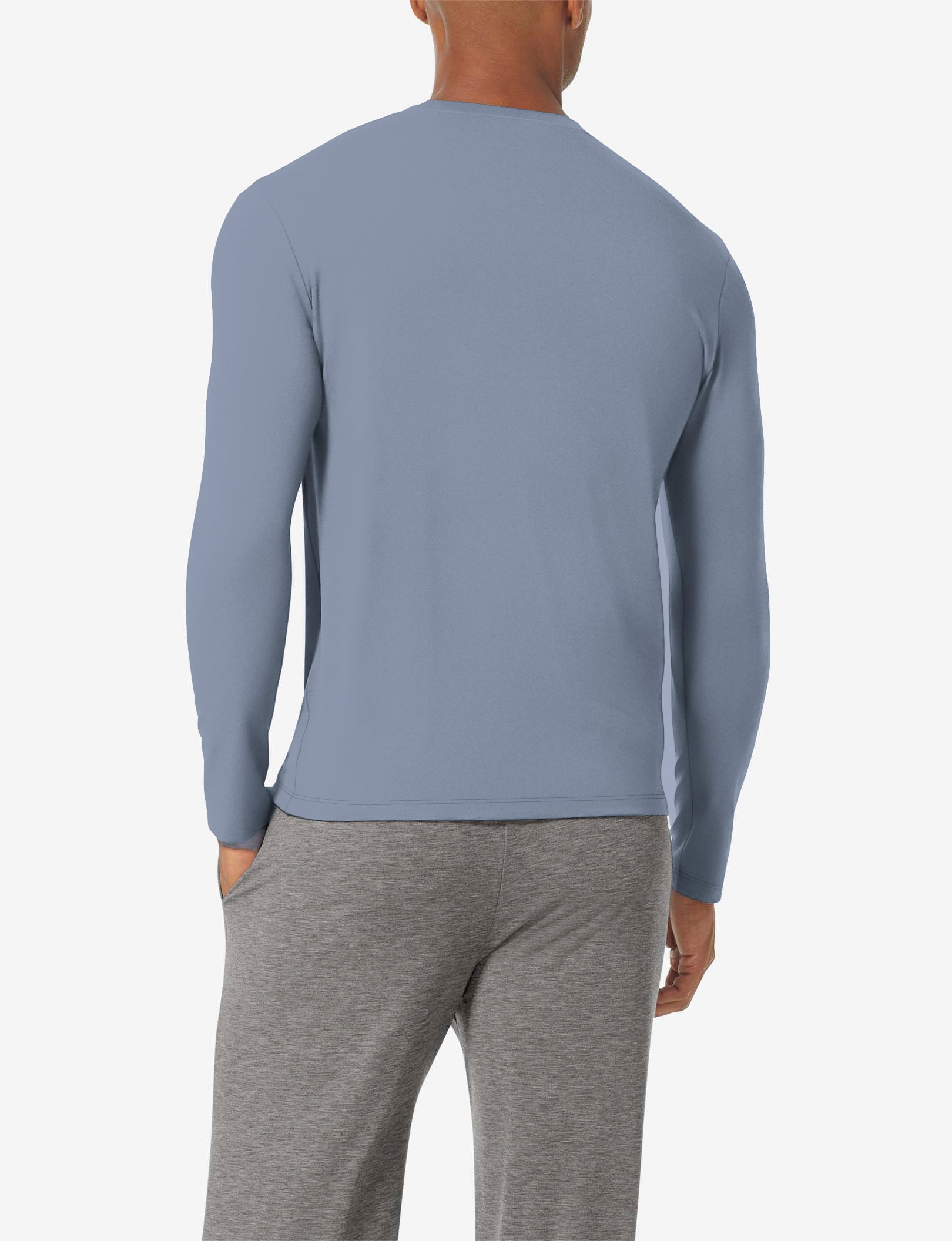 Second Skin Long Sleeve Sleep Top::Troposphere