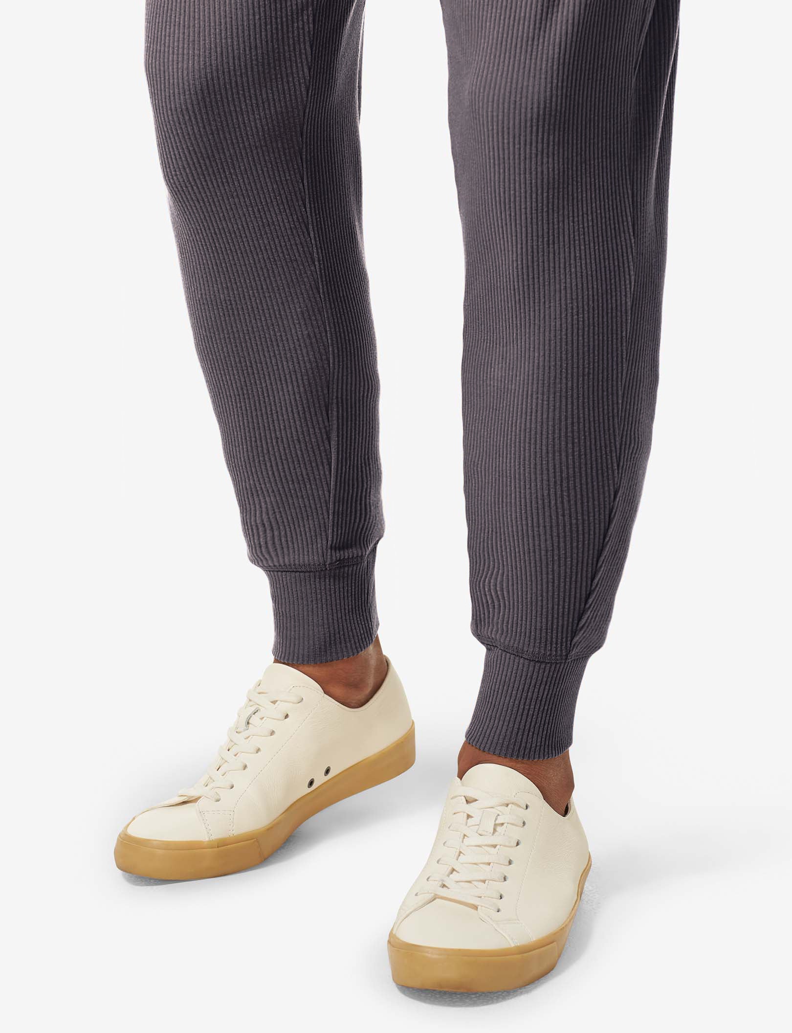 Zen Ribbed Jogger::Phantom