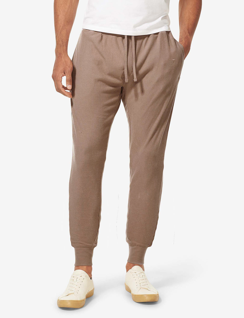 Zen Ribbed Jogger::Woodsmoke