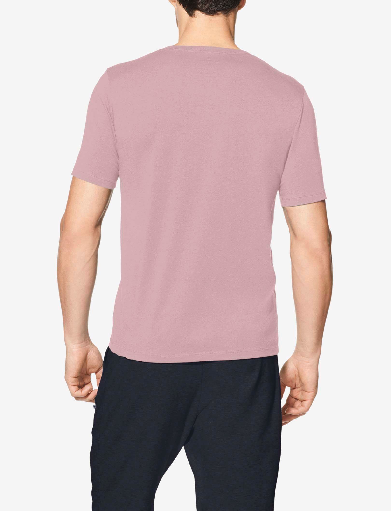 Second Skin V-Neck Tee::Sea Fog