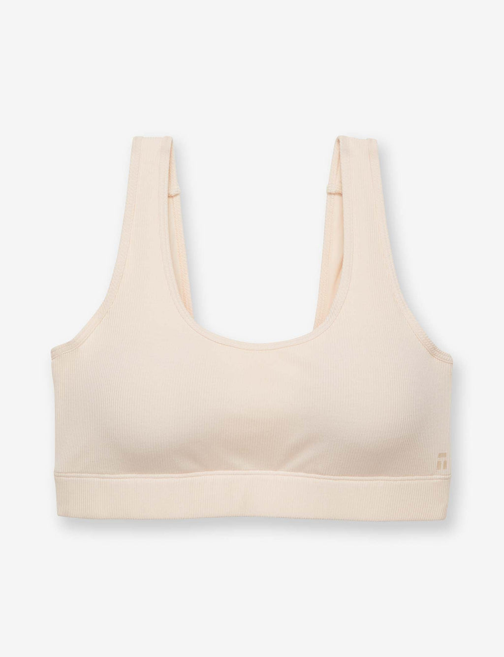 Second Skin Micro Rib Bralette::Pastel Rose Tan Micro Rib