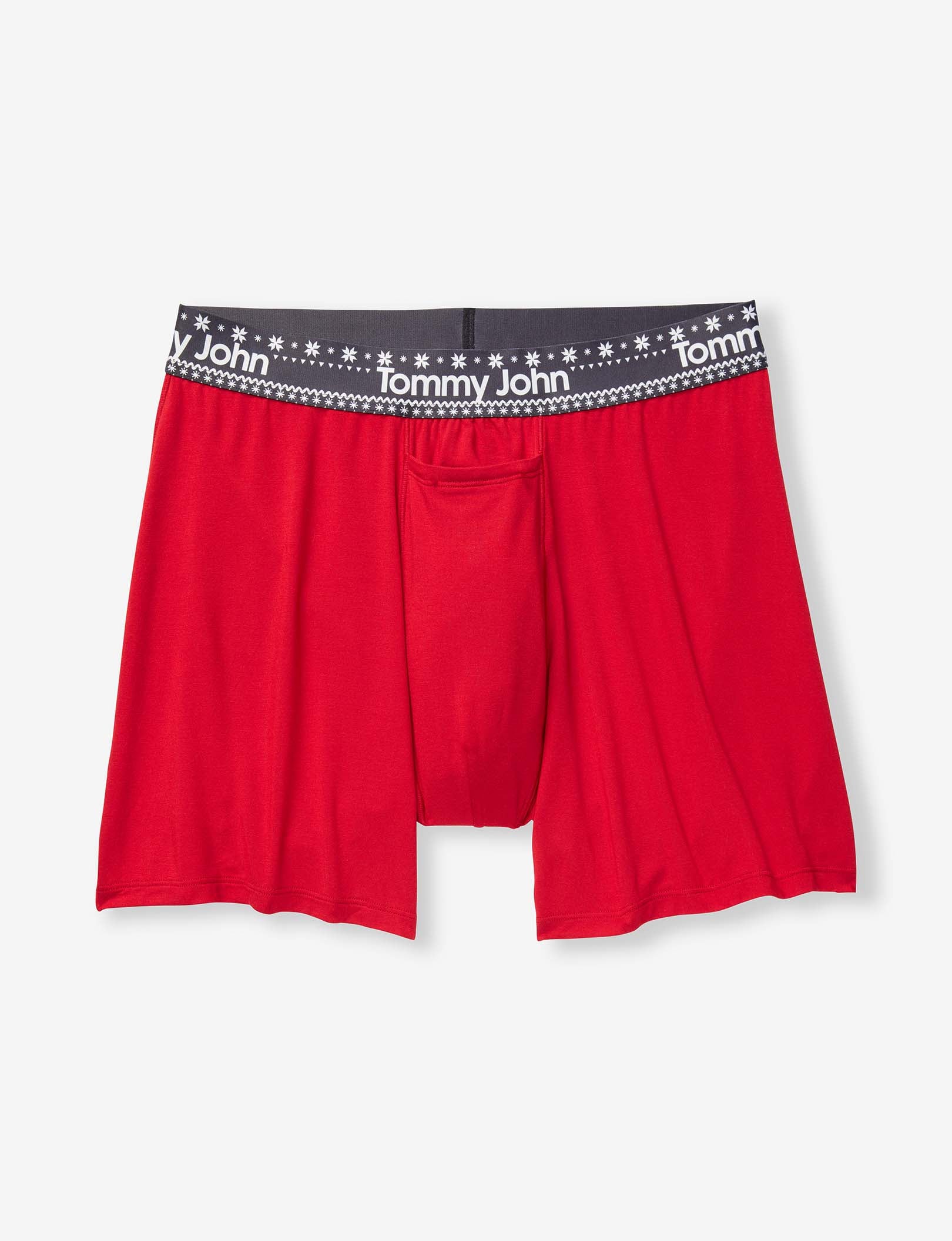 Second Skin Relaxed Fit Boxer 6"::Haute Red