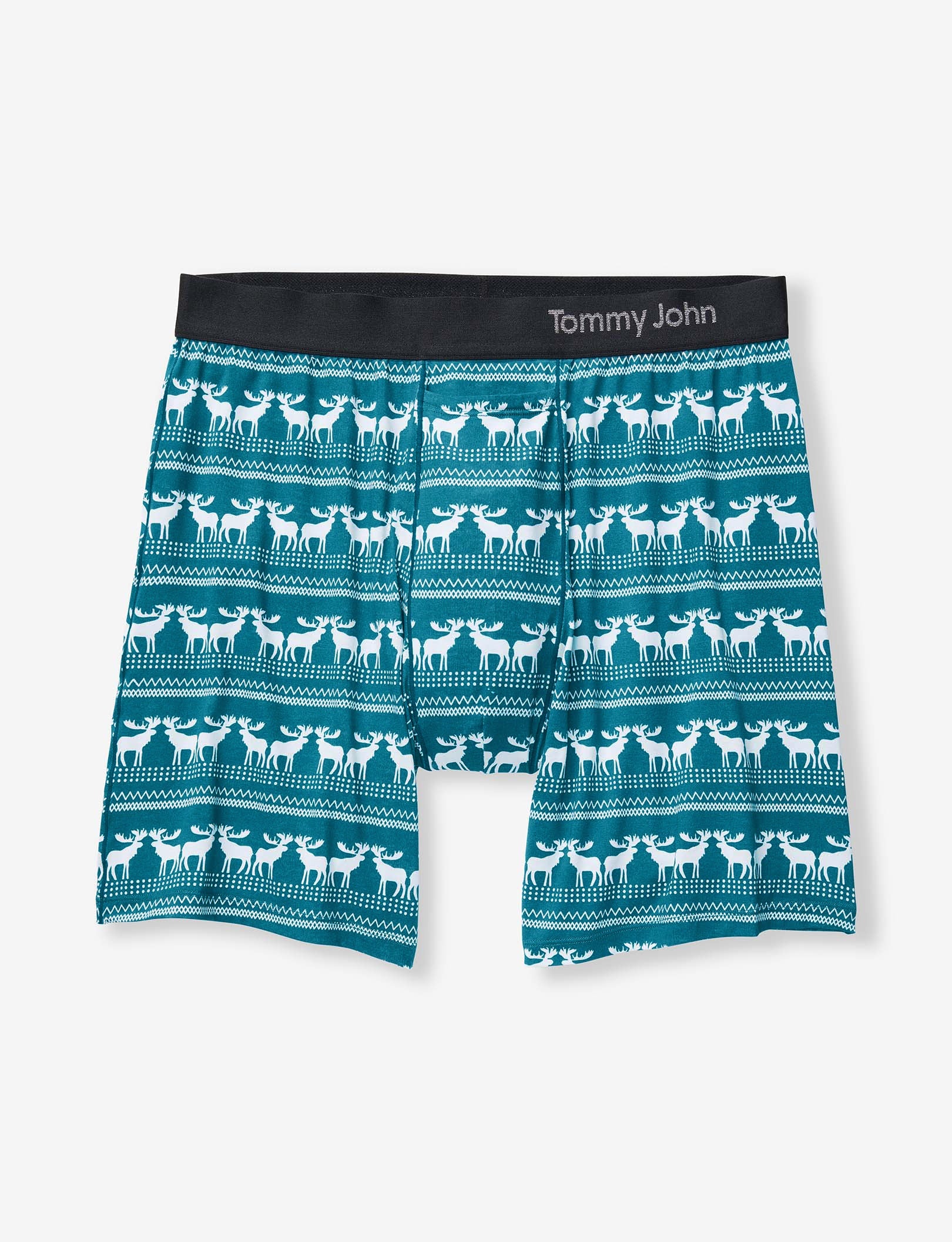 Cool Cotton Relaxed Fit Boxer 6"::Moose Blanket