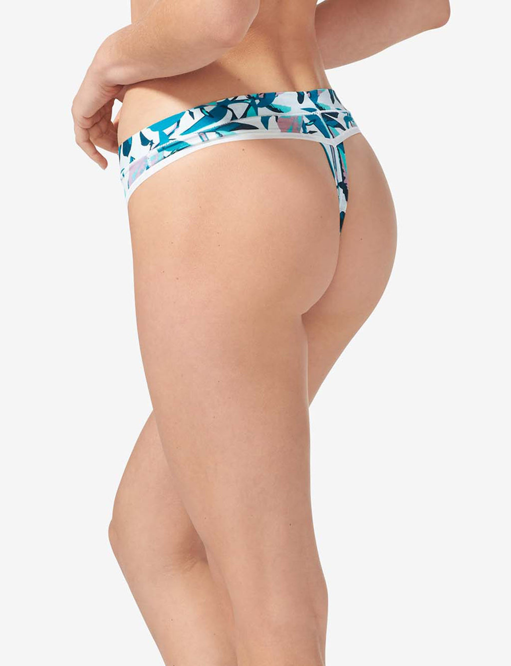 Women's Cool Cotton Thong::Rubber Tree
