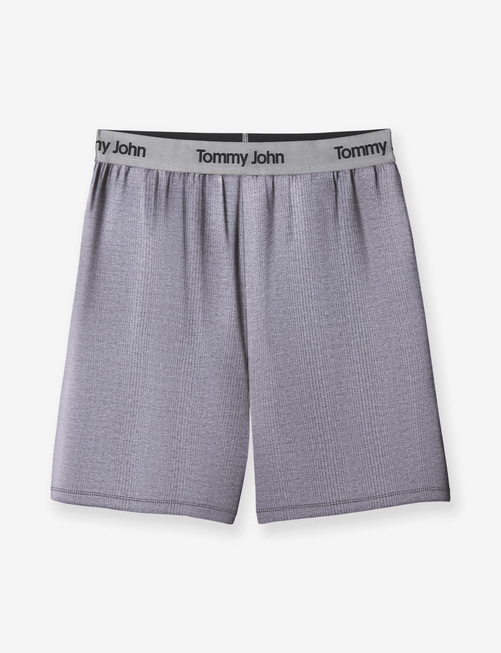 Second Skin Luxe Rib Sleep Short::Navy Heather Rib