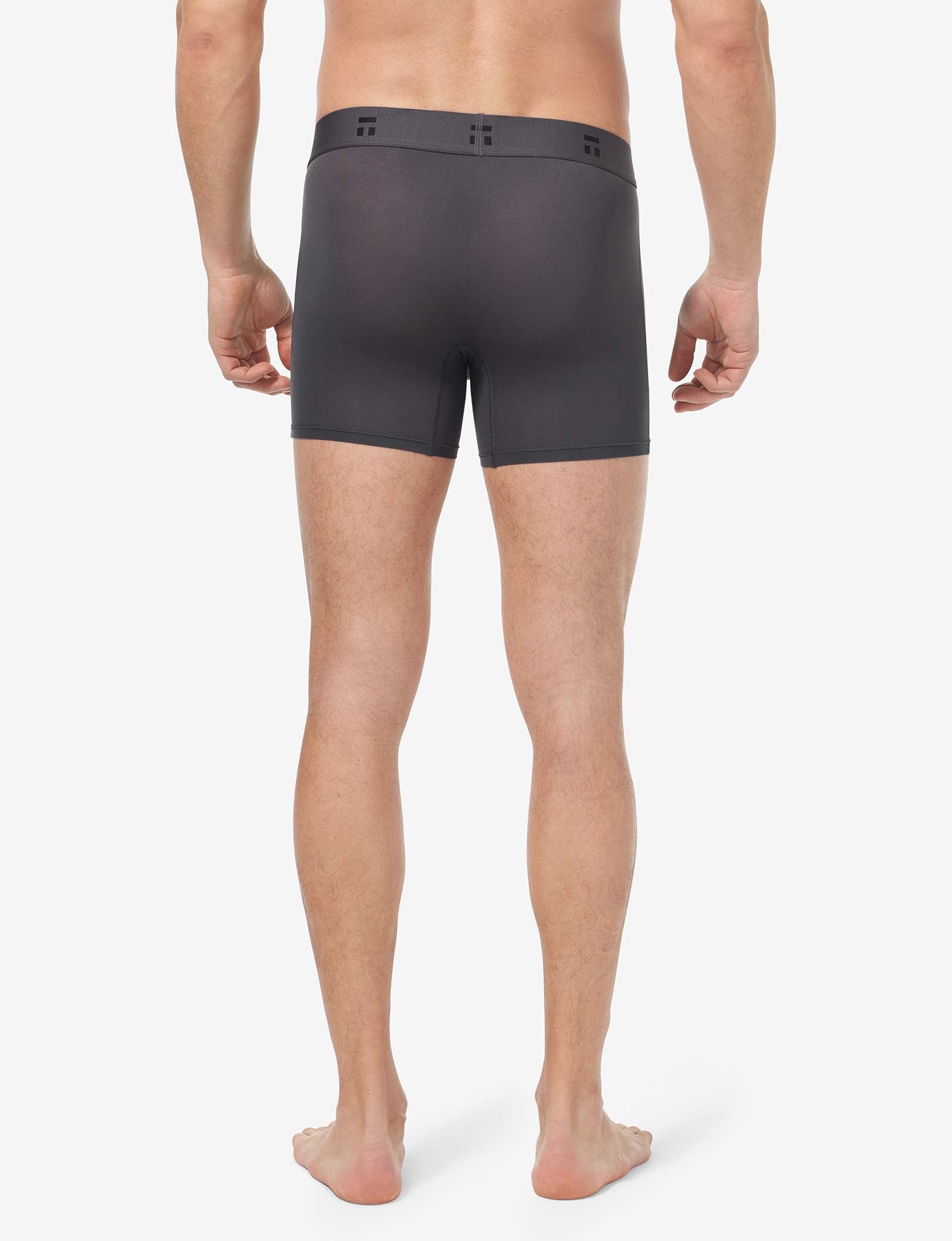 Air Trunk 4"::Gray Pinstripe