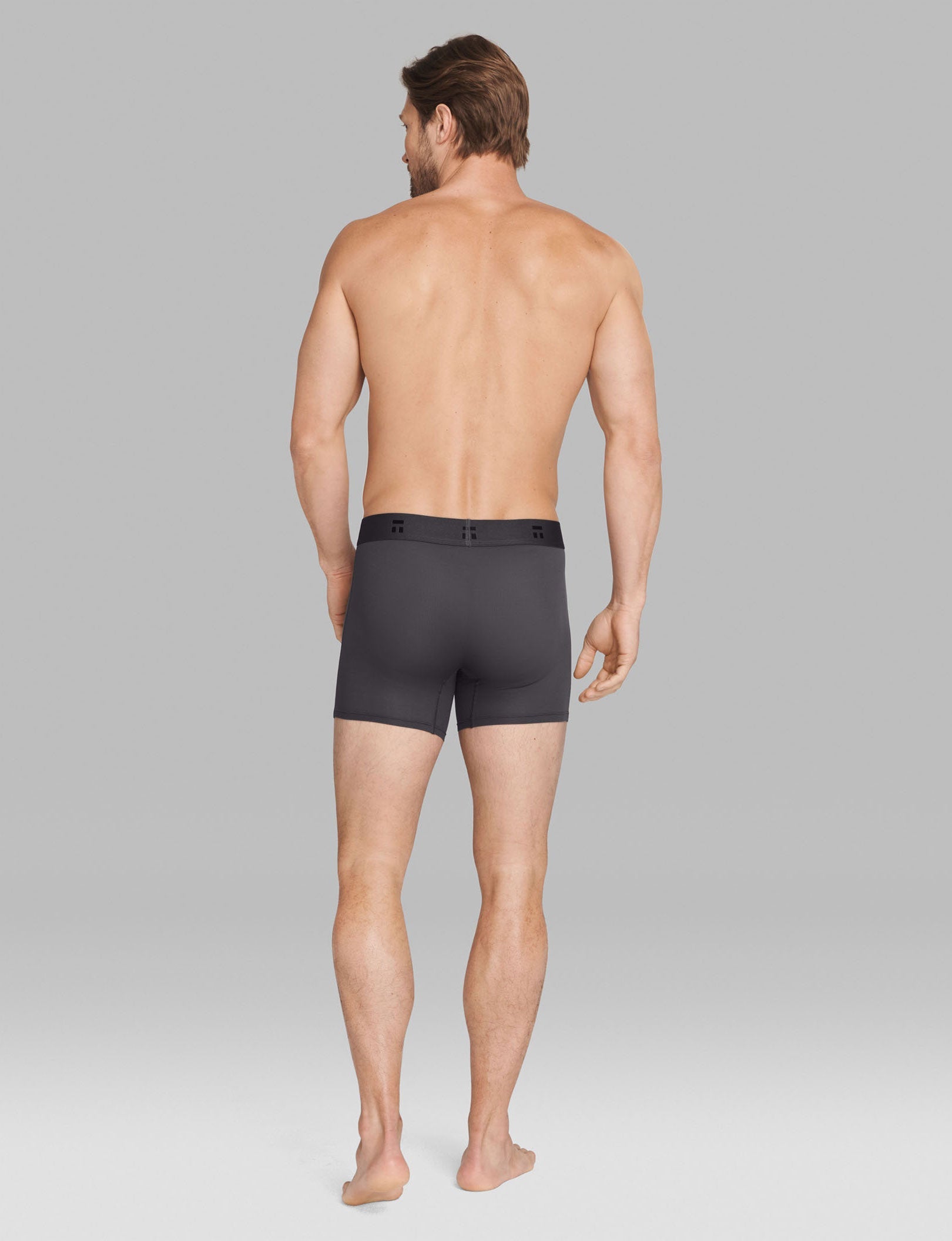 Air Trunk 4"::Gray Pinstripe