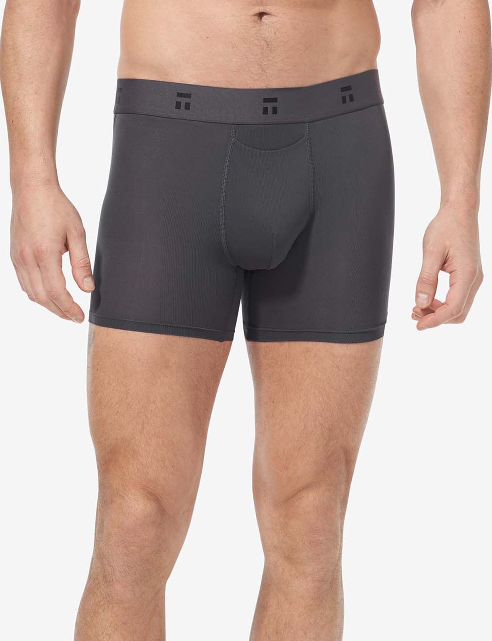 Air Trunk 4"::Gray Pinstripe