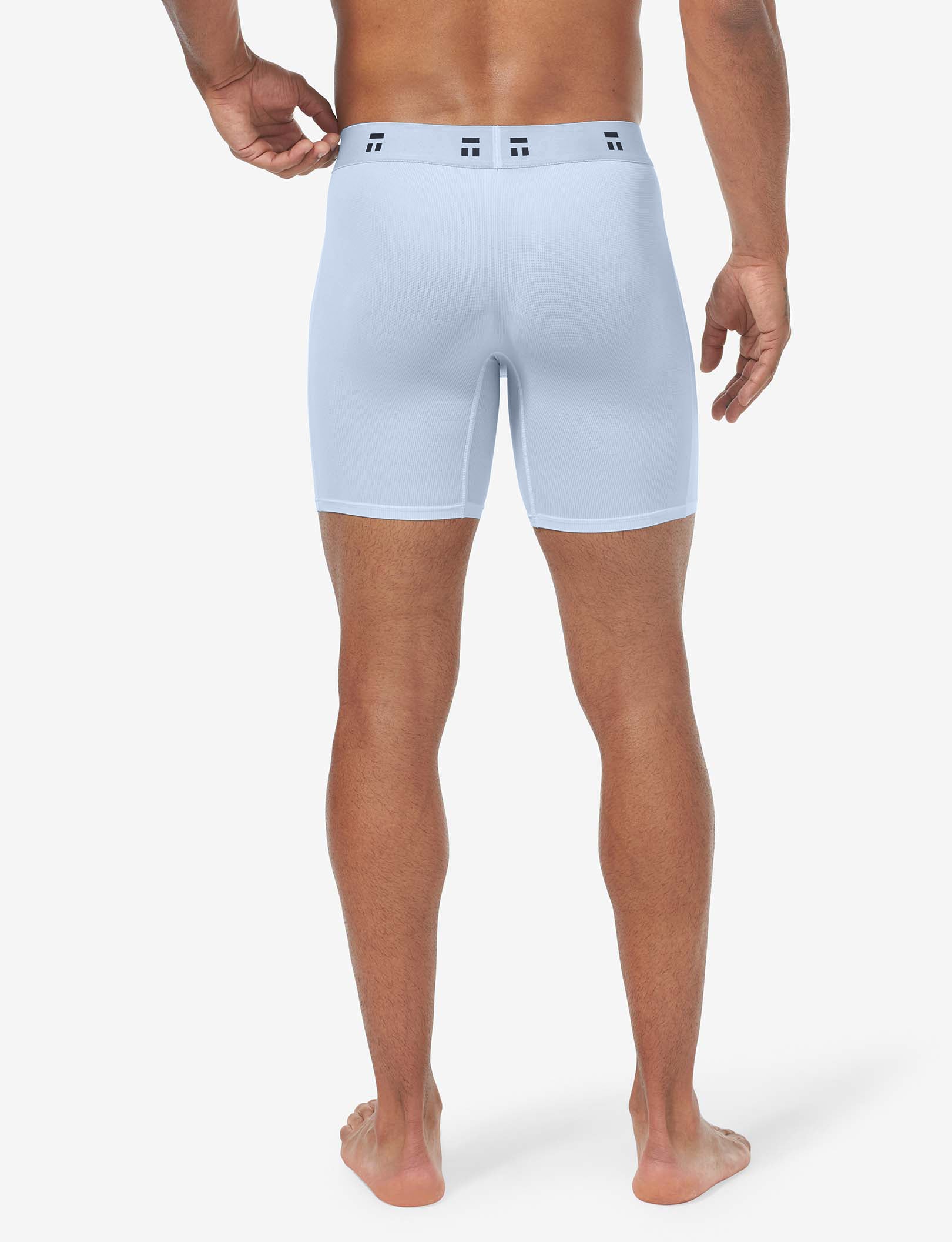 Air Mid-Length Boxer Brief 6"::Ice Water