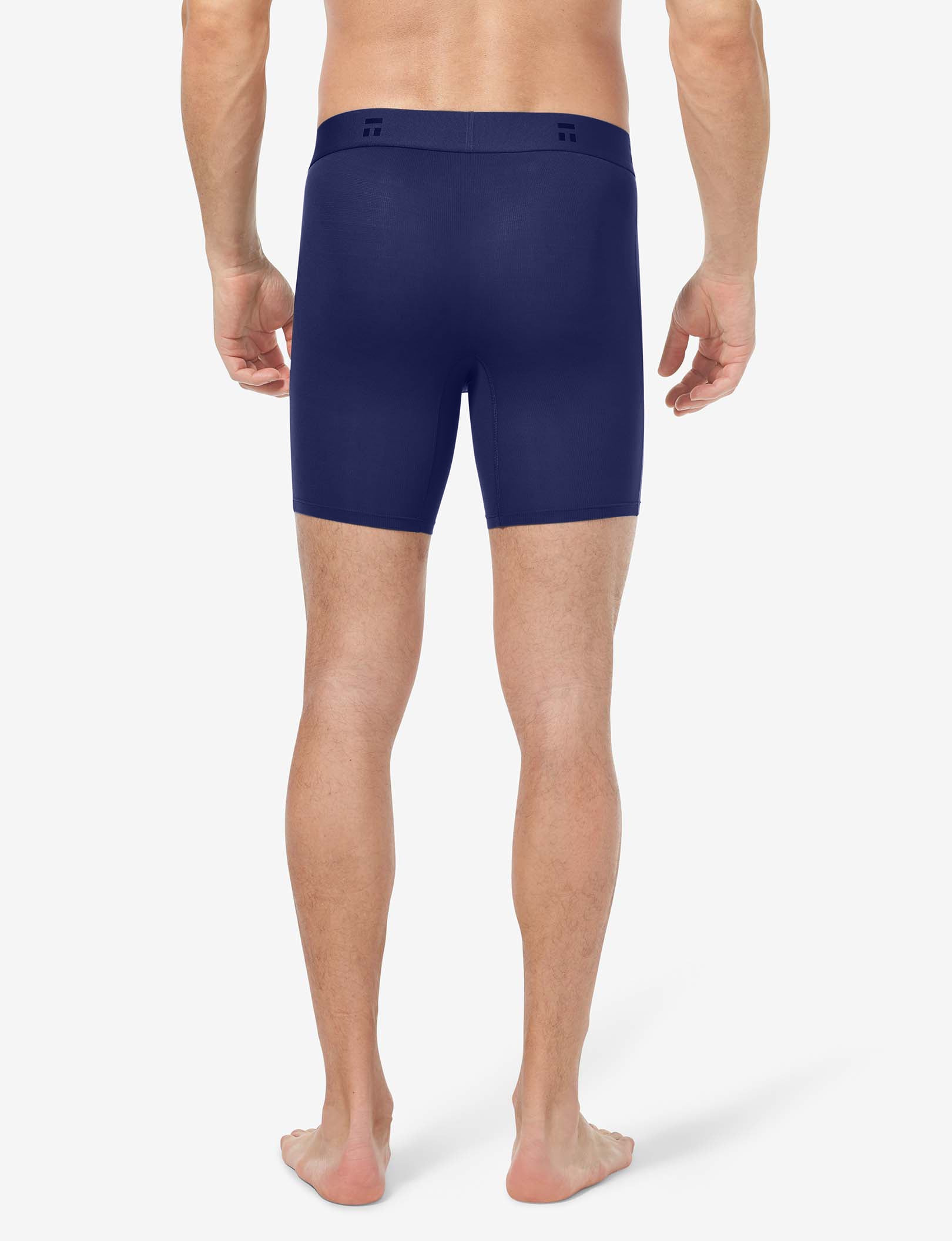 Air Mid-Length Boxer Brief 6"::Baritone Blue