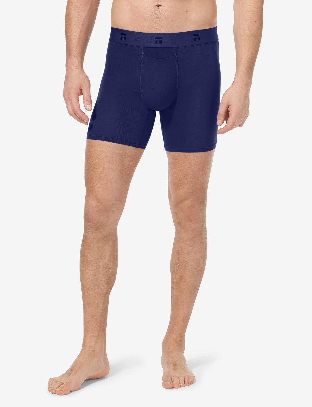 Air Mid-Length Boxer Brief 6" (3-Pack)::Black/Blue/Gray