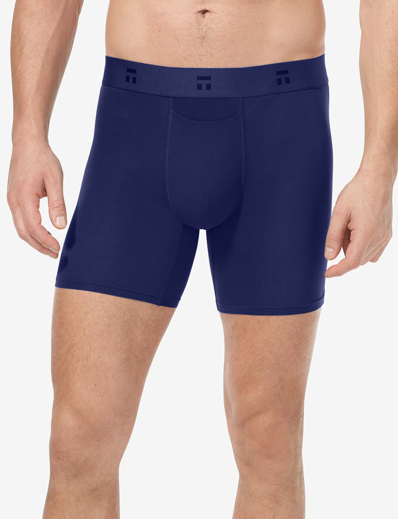 Air Mid-Length Boxer Brief 6"::Baritone Blue