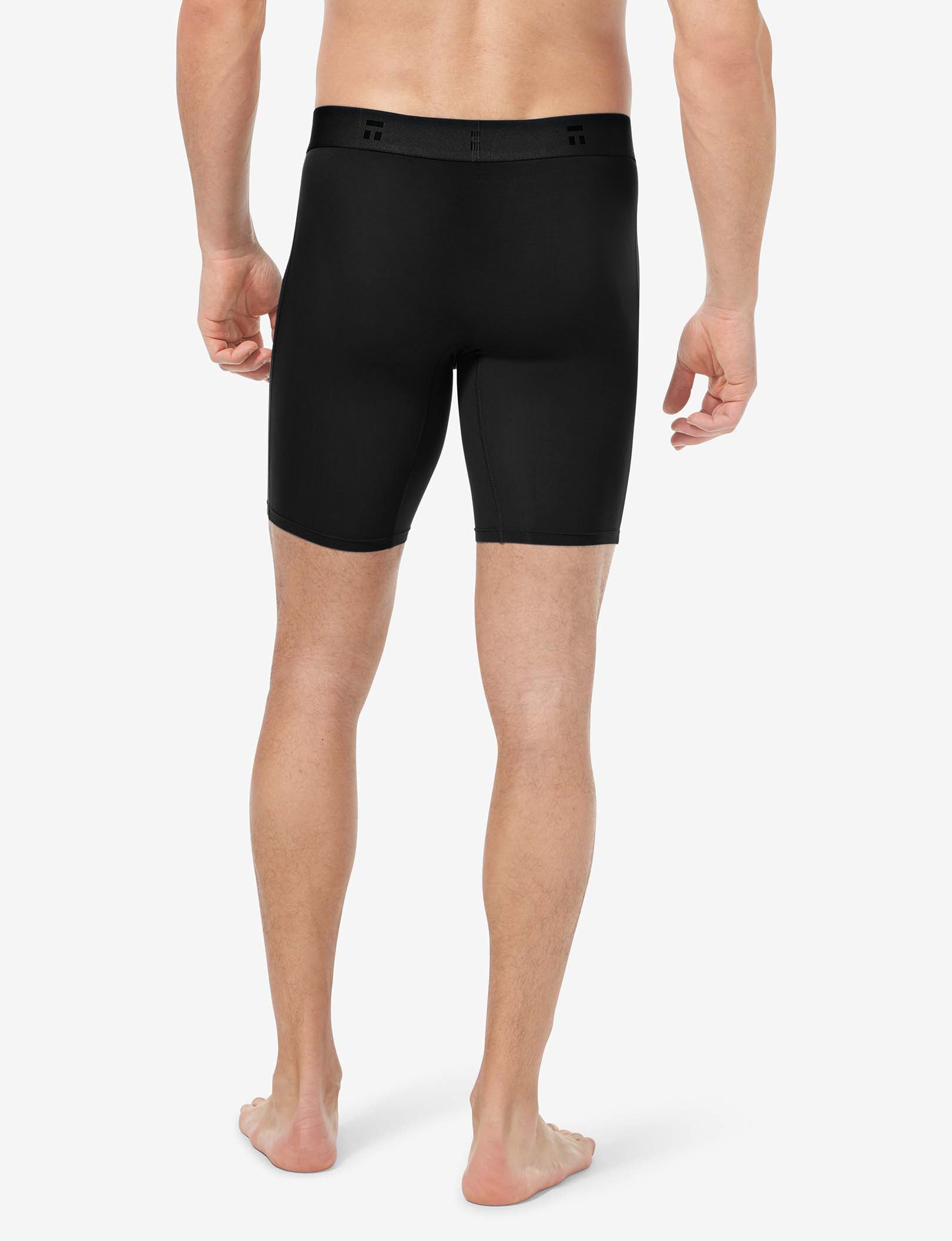Premium Boxer Brief 8" (3-Pack)::Black/Navy Blazer