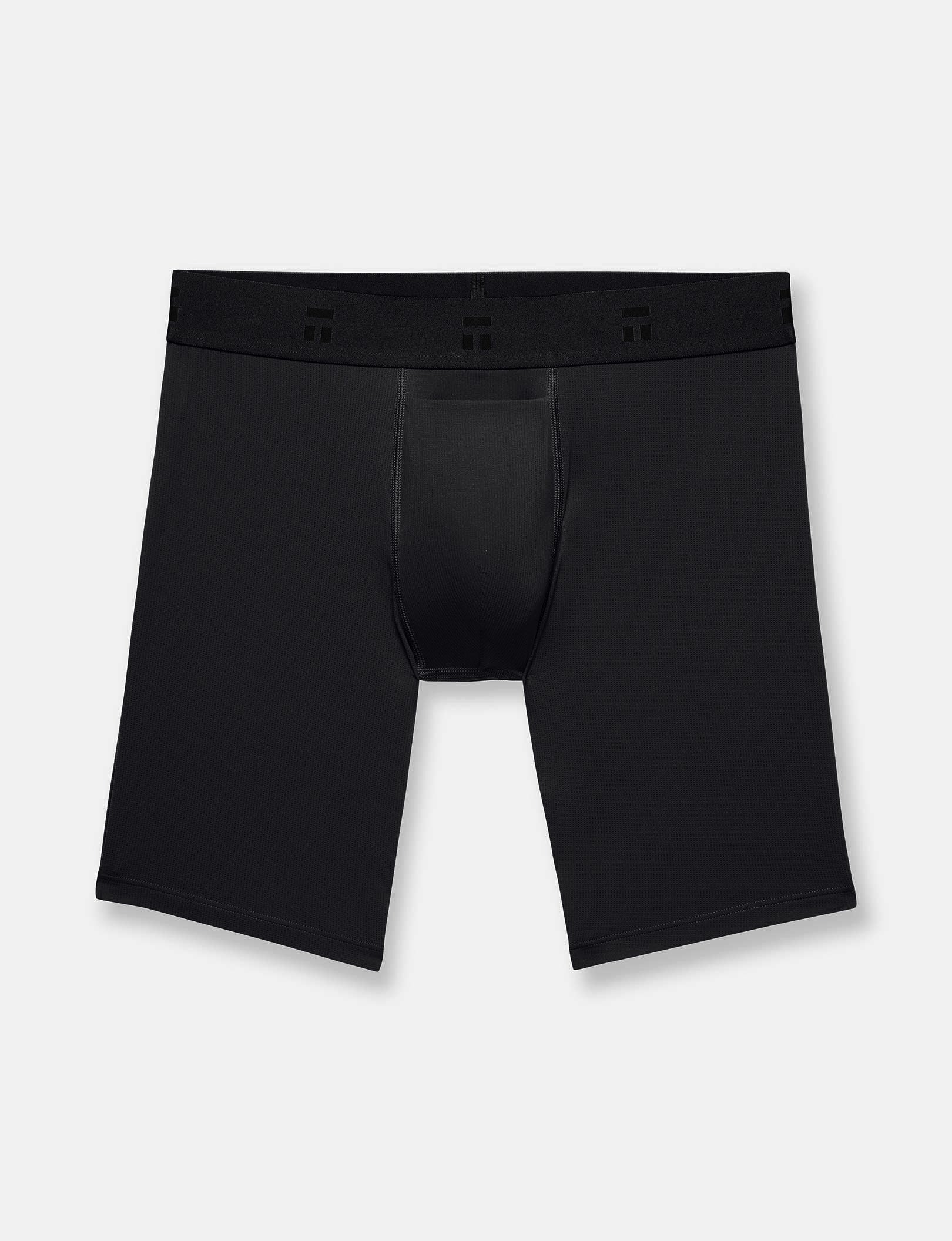 Premium Boxer Brief 8" (3-Pack)::Black/Navy Blazer