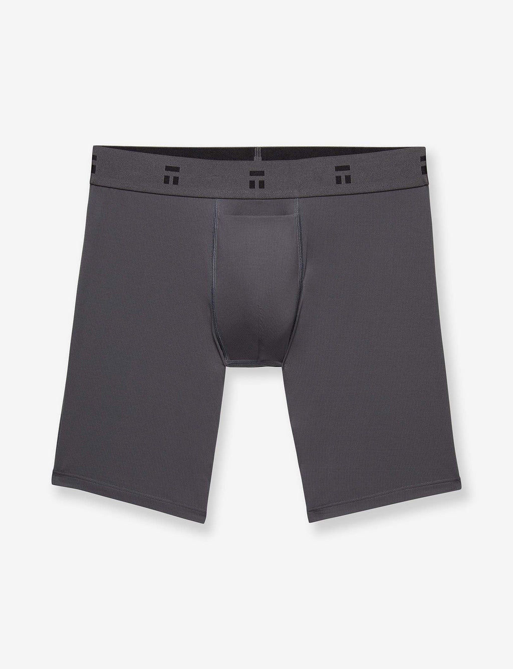 Air Boxer Brief 8"::Gray Pinstripe