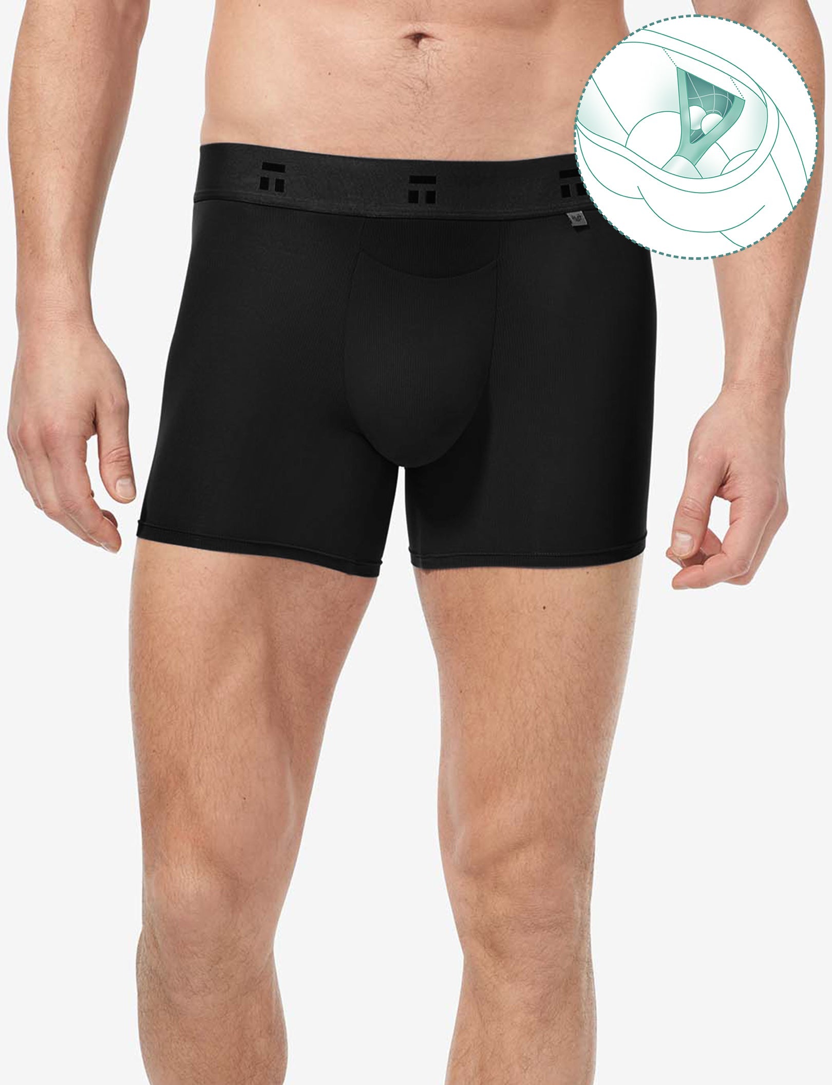 Air Hammock Pouch™ Trunk 4"::Black