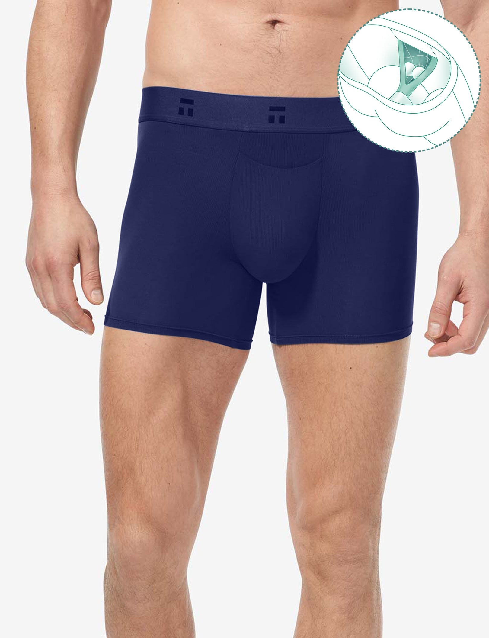 Air Hammock Pouch™ Trunk 4"::Baritone Blue