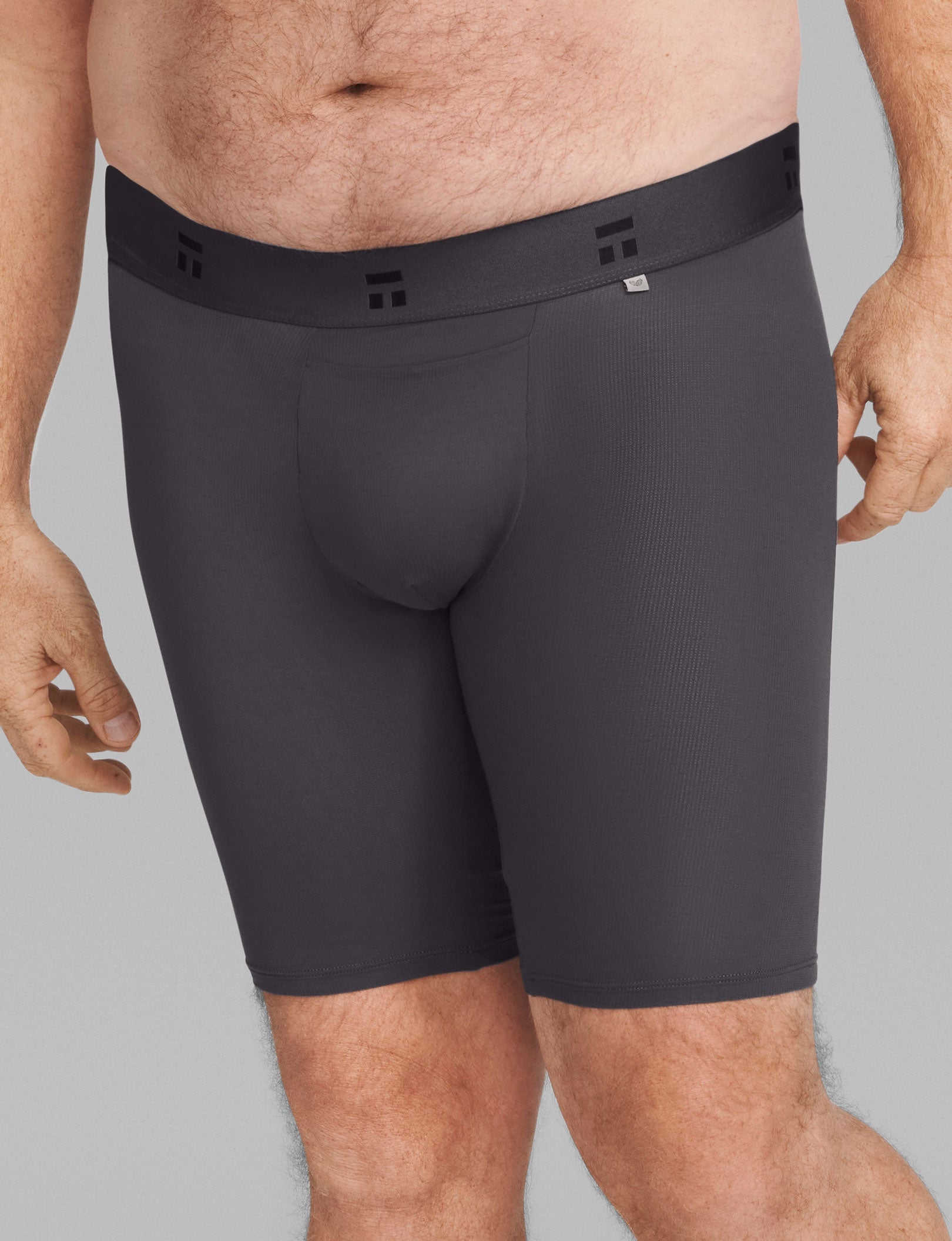 Air Hammock Pouch™ Boxer Brief 8"::Gray Pinstripe