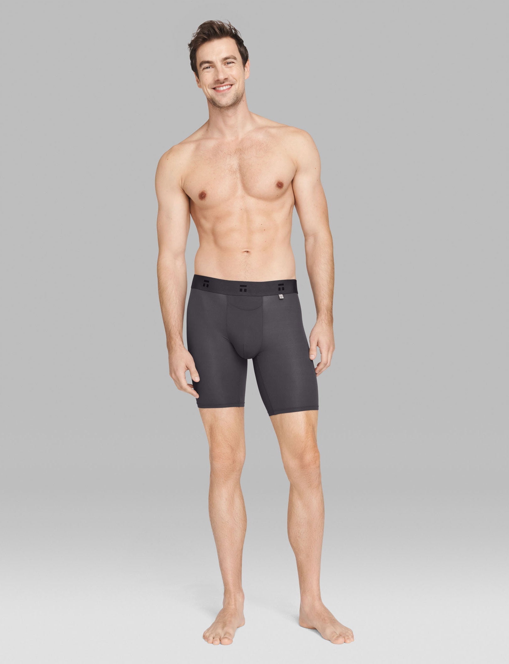 Air Hammock Pouch™ Boxer Brief 8"::Gray Pinstripe