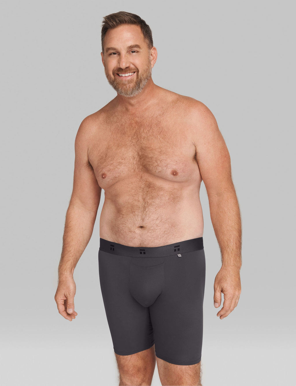 Air Hammock Pouch™ Boxer Brief 8" (3-Pack)::Black/Blue/Gray