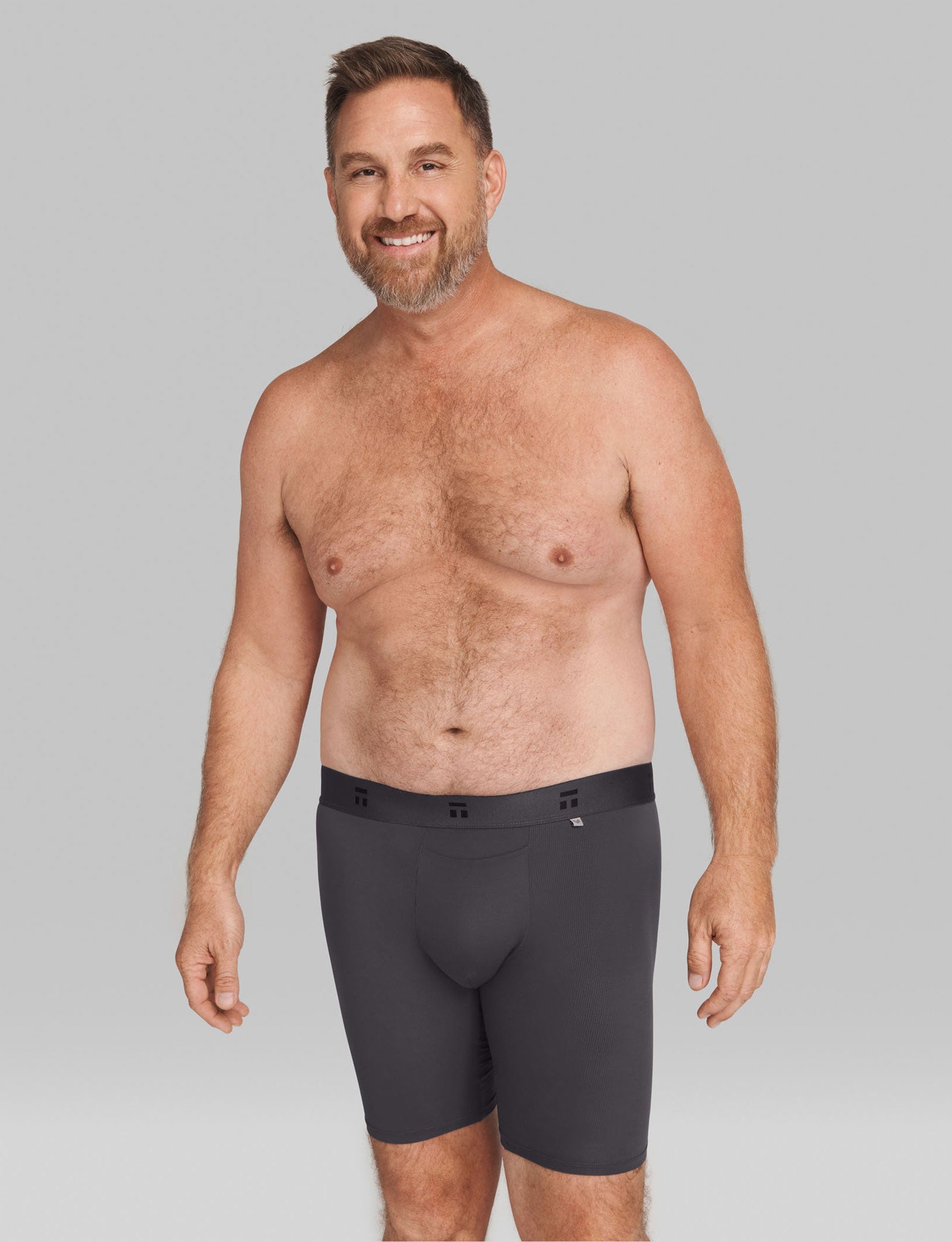 Air Hammock Pouch™ Boxer Brief 8" (3-Pack)::Black/Blue/Gray