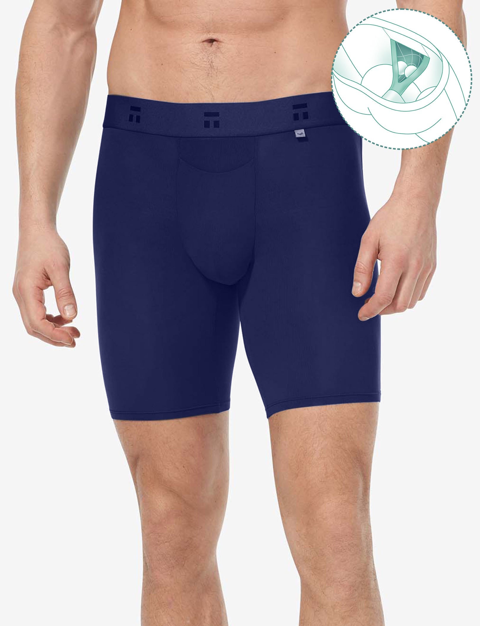 Air Hammock Pouch™ Boxer Brief 8"::Baritone Blue