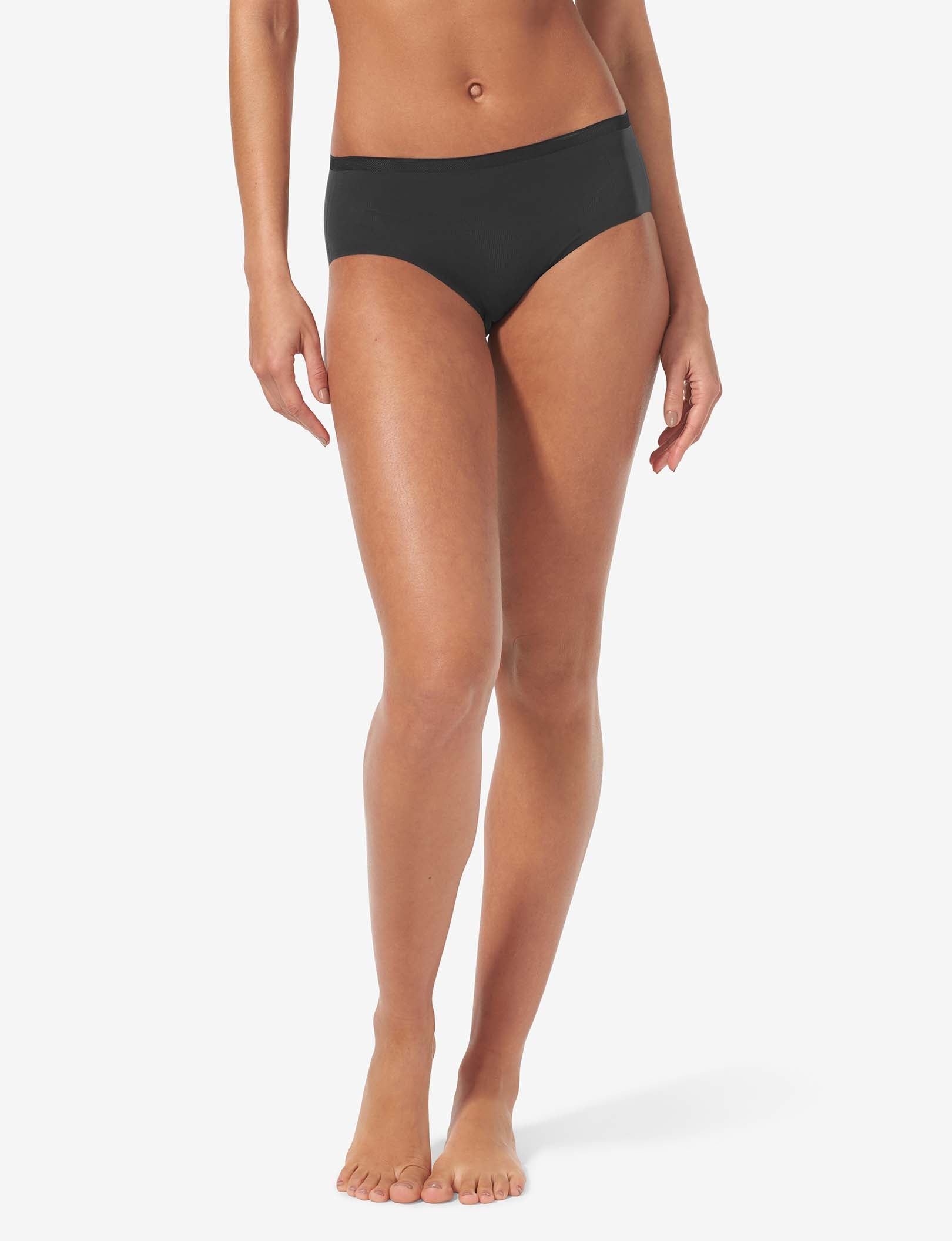 Women's Air Mesh Brief (3-Pack)::Grey/Rabbit/Black