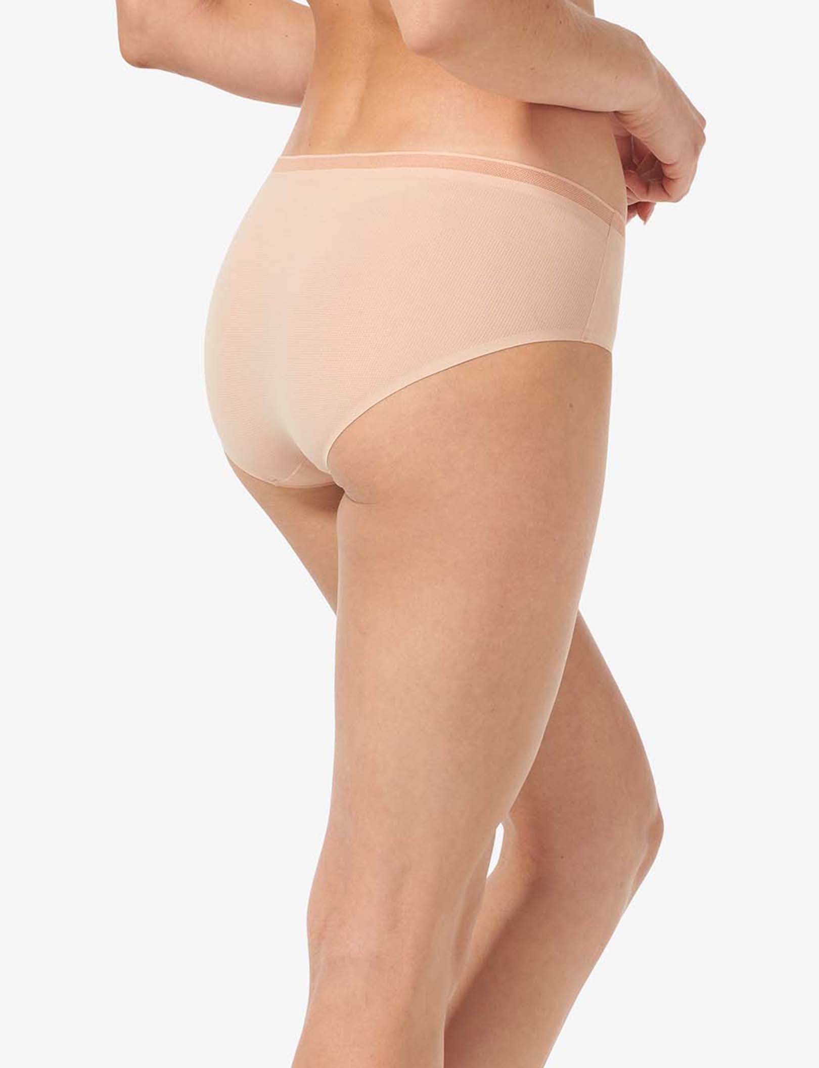 Women's Air Mesh Brief (3-Pack)::Pink/Maple Sugar