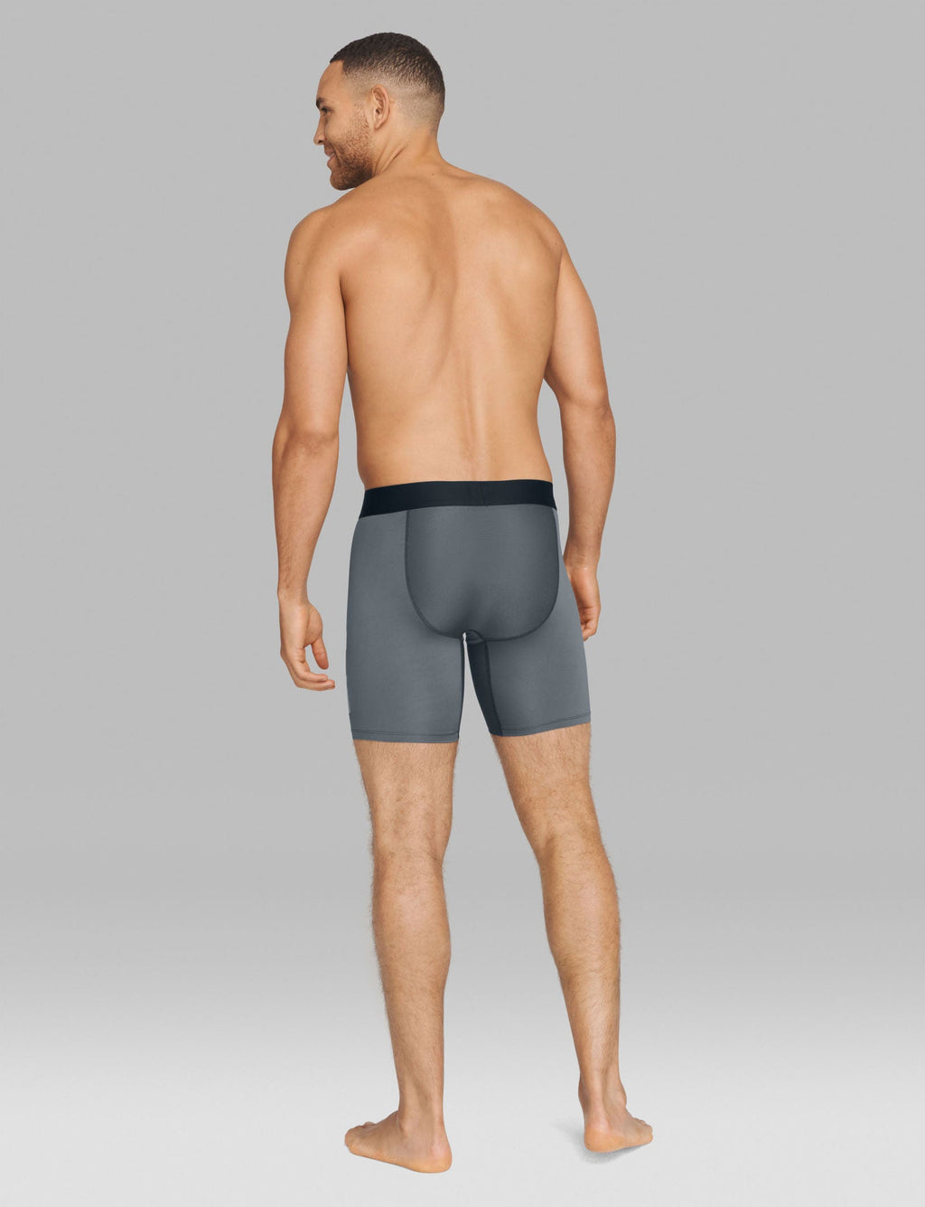 360 Sport Mid-Length Boxer Brief 6"::Turbulence