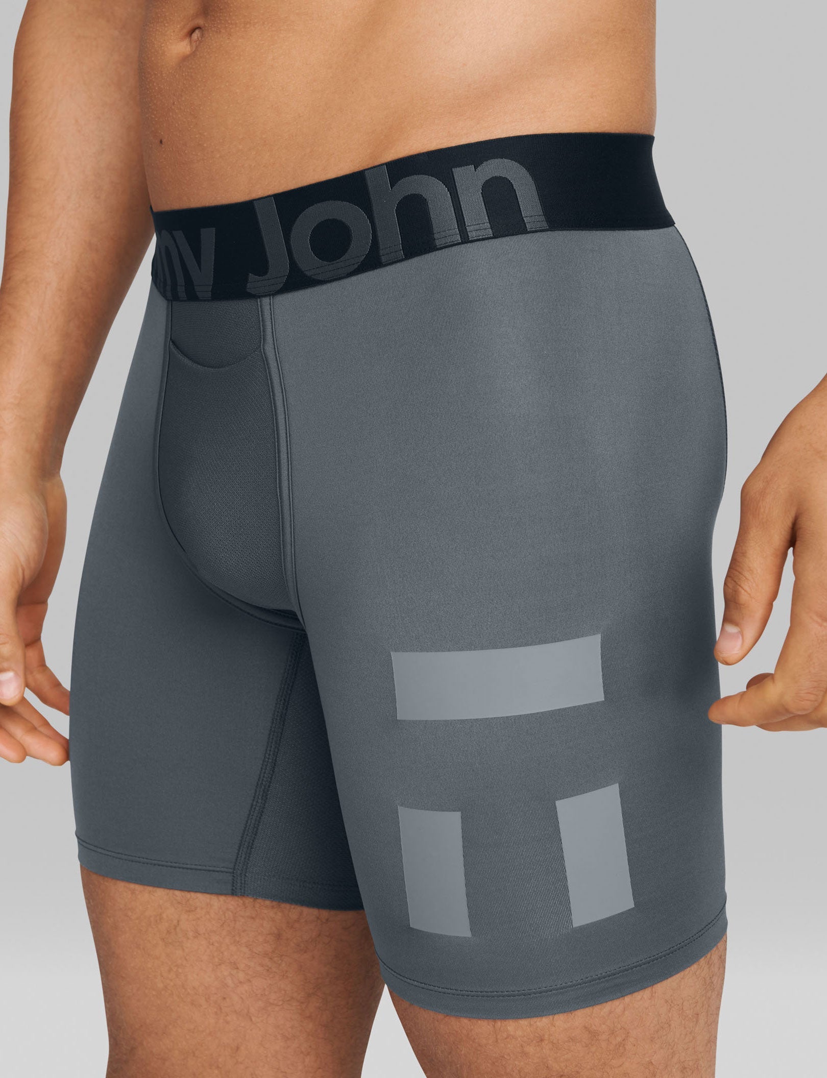 360 Sport Mid-Length Boxer Brief 6" (3-Pack)::Dress Blues/Turbulence/Black