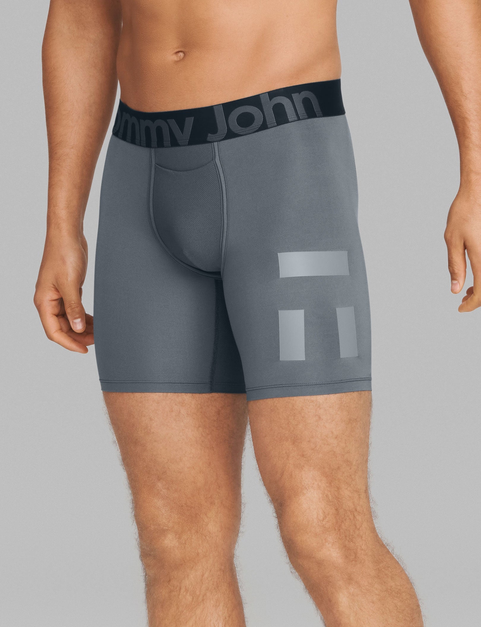 360 Sport Mid-Length Boxer Brief 6"::Turbulence