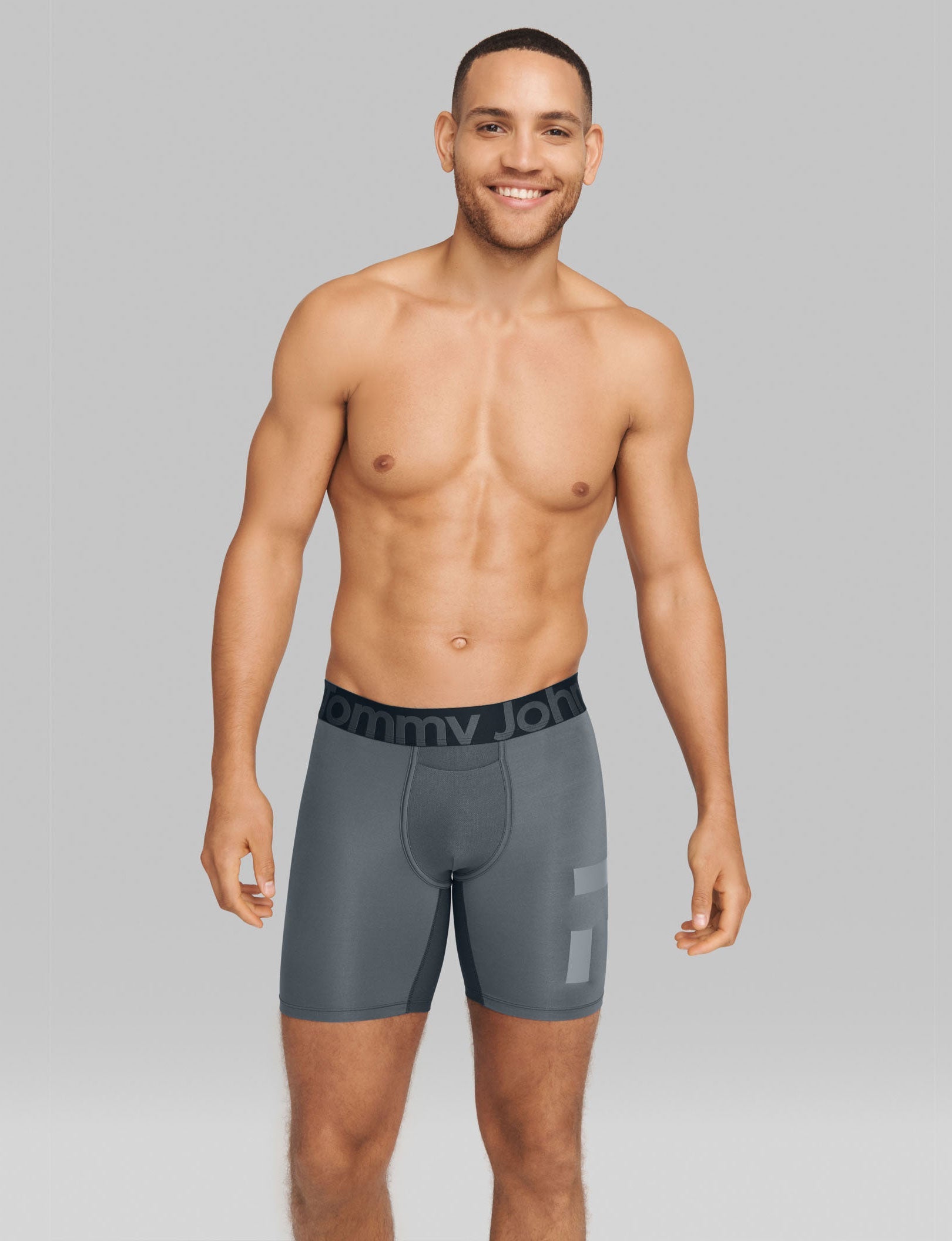360 Sport Mid-Length Boxer Brief 6" (3-Pack)::Dress Blues/Turbulence/Black