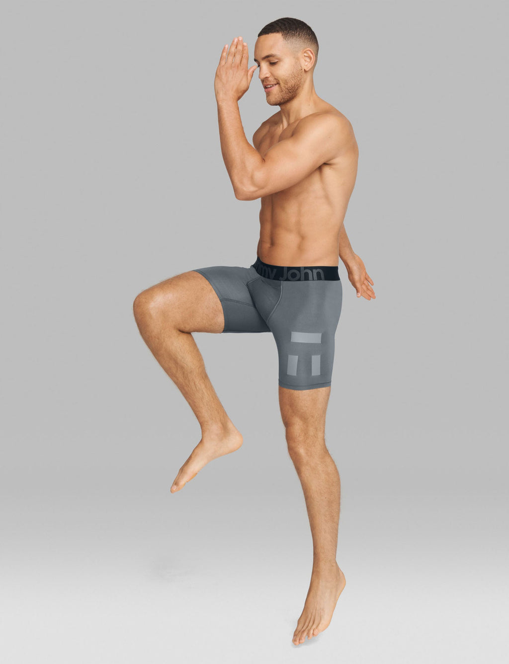 360 Sport Mid-Length Boxer Brief 6" (3-Pack)::Dress Blues/Turbulence/Black