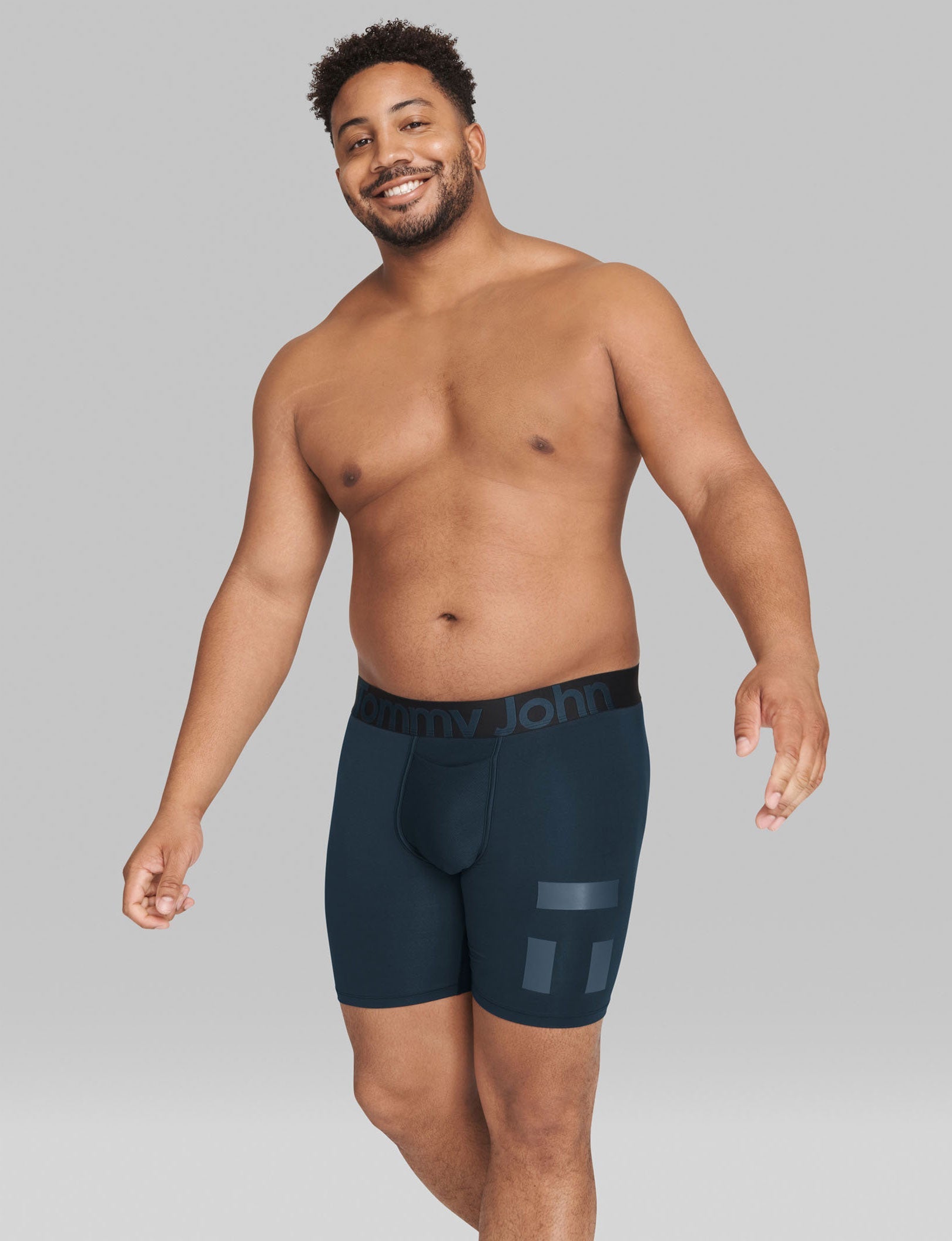 360 Sport Mid-Length Boxer Brief 6"::Dress Blues