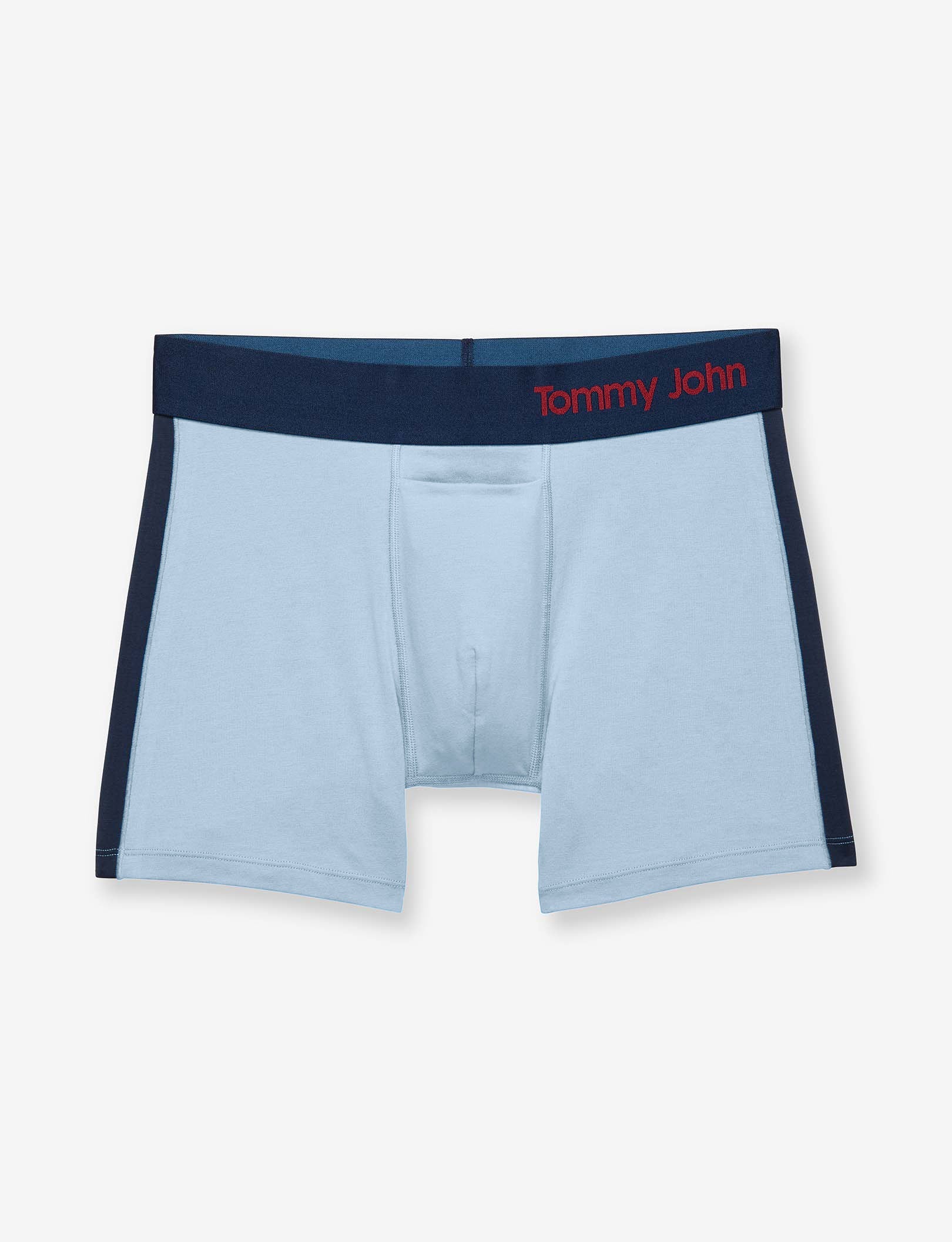 Cool Cotton Trunk 4"::Cashmere Blue/Navy