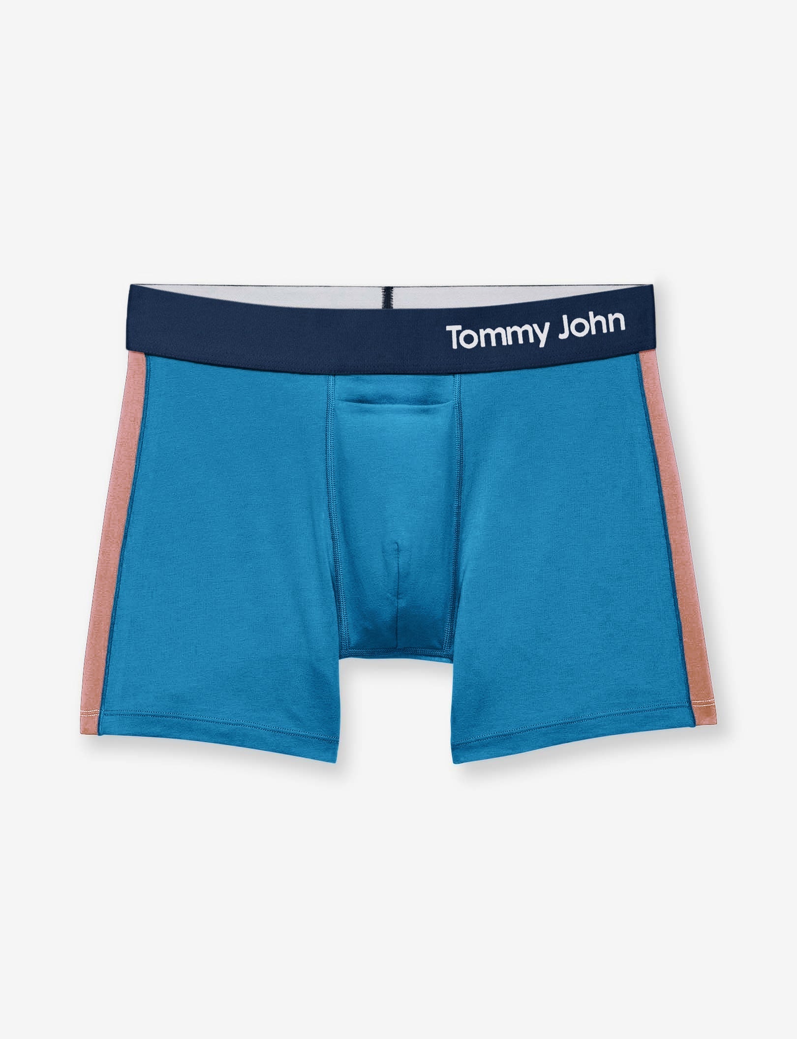 Cool Cotton Trunk 4"::Ceramic Blue/Peach